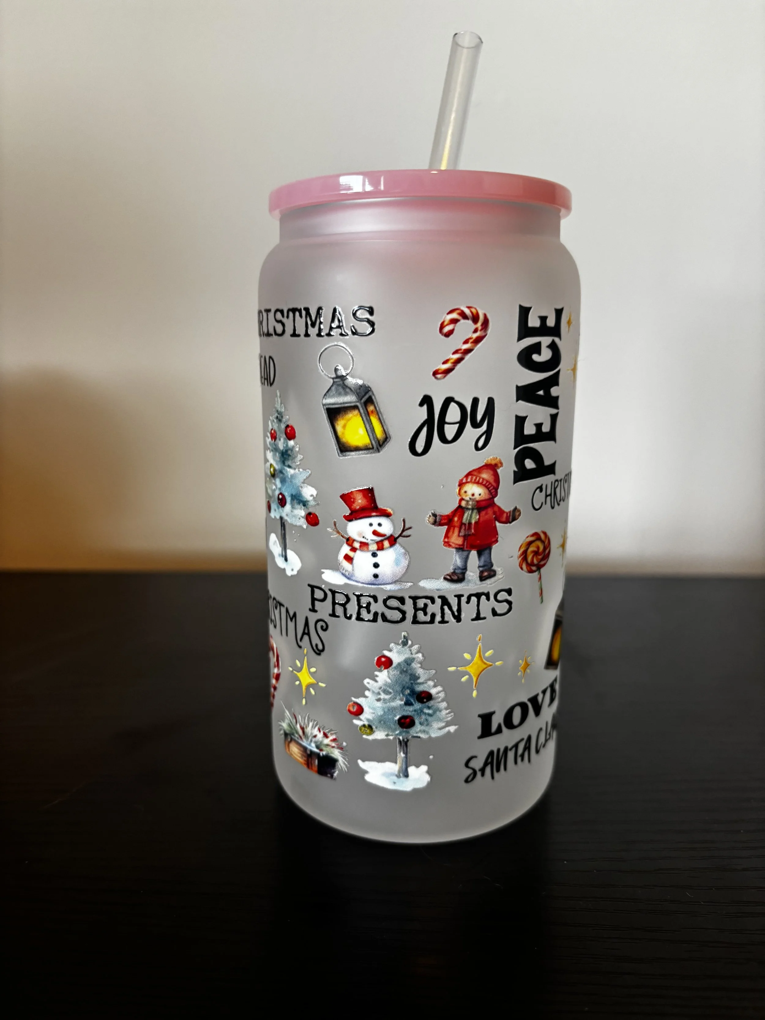 Pink Frosted Christmas