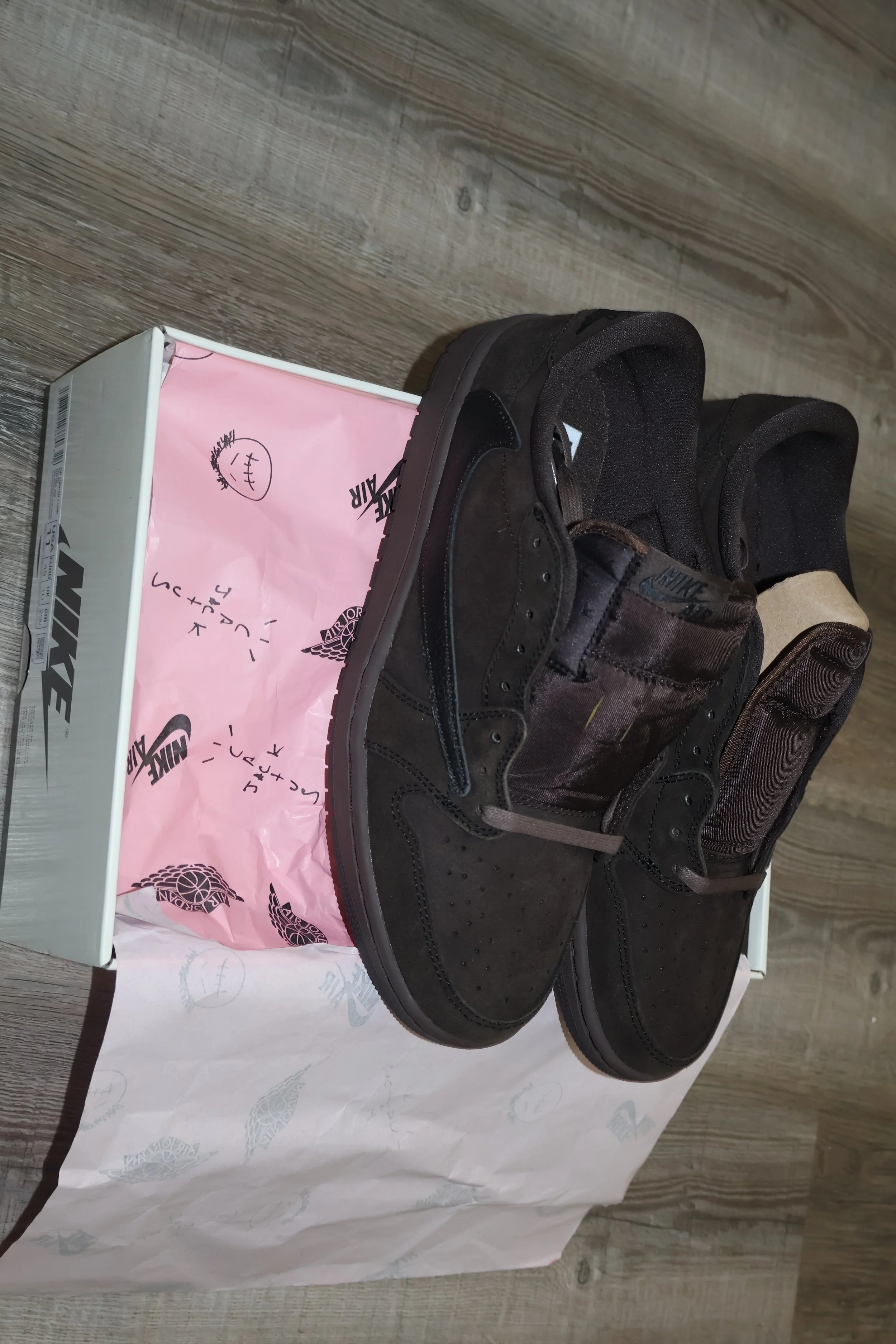 Travis Scott Velvet Brown Sneakers