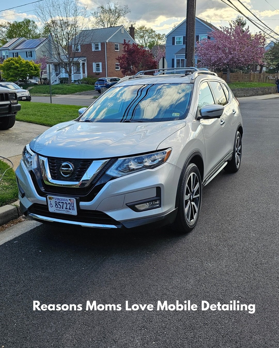 Busy moms = busy cars.
But guess what? She doesn&rsquo;t have to lift a finger to get that fresh car feel.

Here&rsquo;s why moms are obsessed with mobile detailing (and why it&rsquo;s the ultimate Mother&rsquo;s Day gift):
✅ No driving to a shop
✅ G