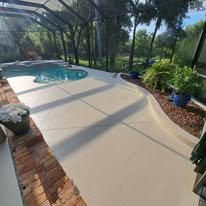 Professional pool deck painting Melbourne Beach