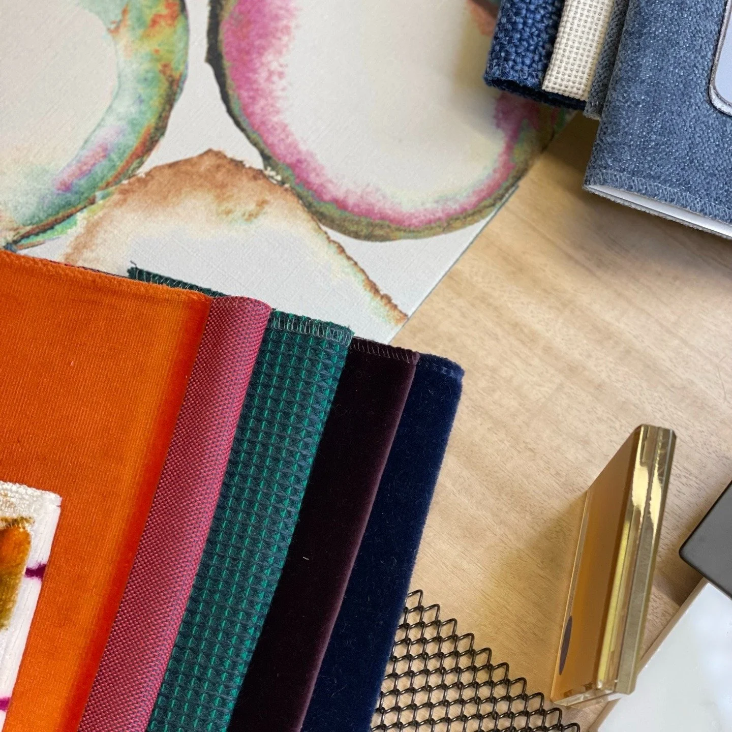In commercial interiors, the finishes are the storytellers, they speak for the brand. This palette &mdash; full of bold colors, tactile textures, and statement patterns &mdash; was created to capture the brand&rsquo;s vibrant energy and creative spir