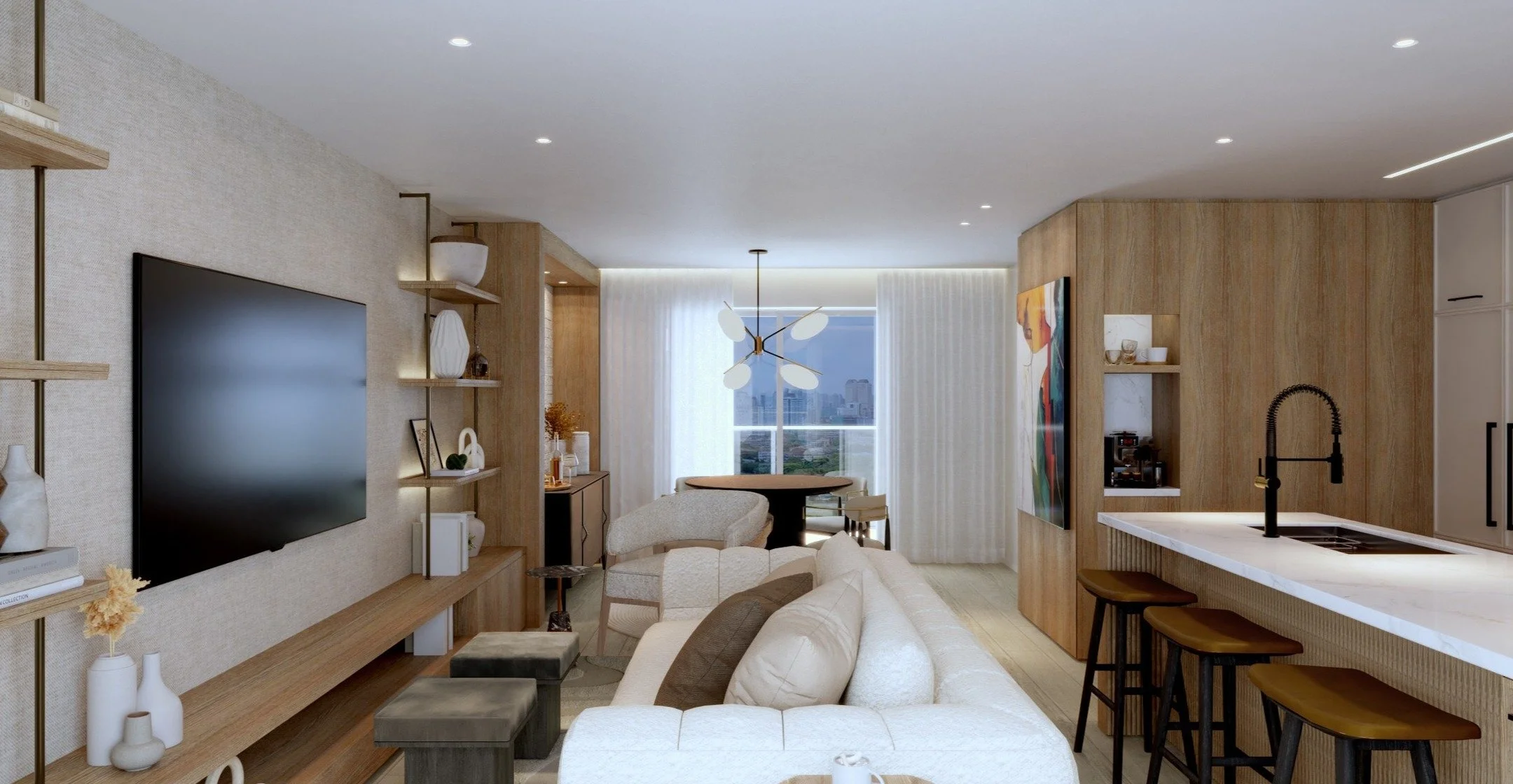 We&rsquo;re deep into construction on our Coral Gables project but wanted to pause and revisit how we got here &mdash; showing a before photo alongside a rendering of the second floor of this 3-floor townhome renovation.

Every design starts with a p