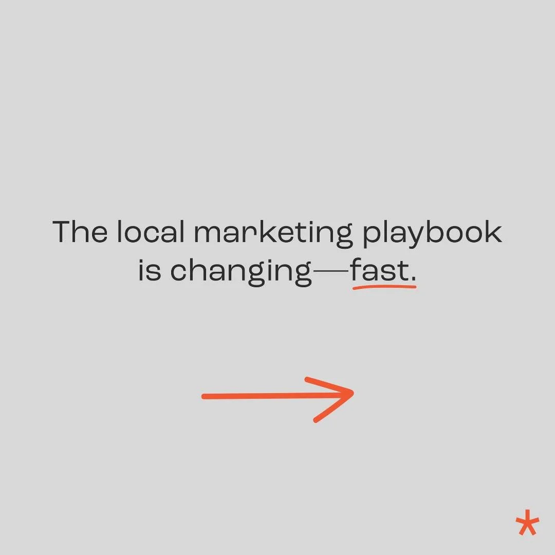 The local marketing playbook is changing &mdash; fast.
What worked for single locations or franchise-style models isn&rsquo;t enough anymore.

In 2025, winning locally requires:
&bull; Market-level strategy
&bull; Clean execution across Google, socia