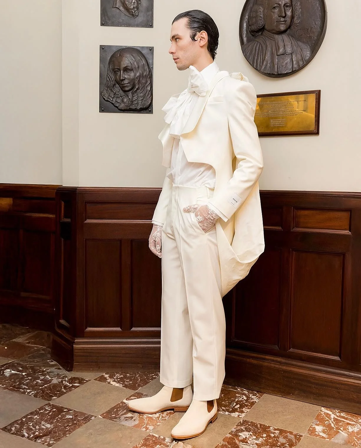 Kyle Ho (@kylehoofficial) showcased his debut presentation during @londonfashionweek at St Marylebone Parish Church. Titled &lsquo;Goodbye, Martin&rsquo;, the narrative-driven collection unveiled the next chapter of Love, Louis.

PR &ndash; @inderata