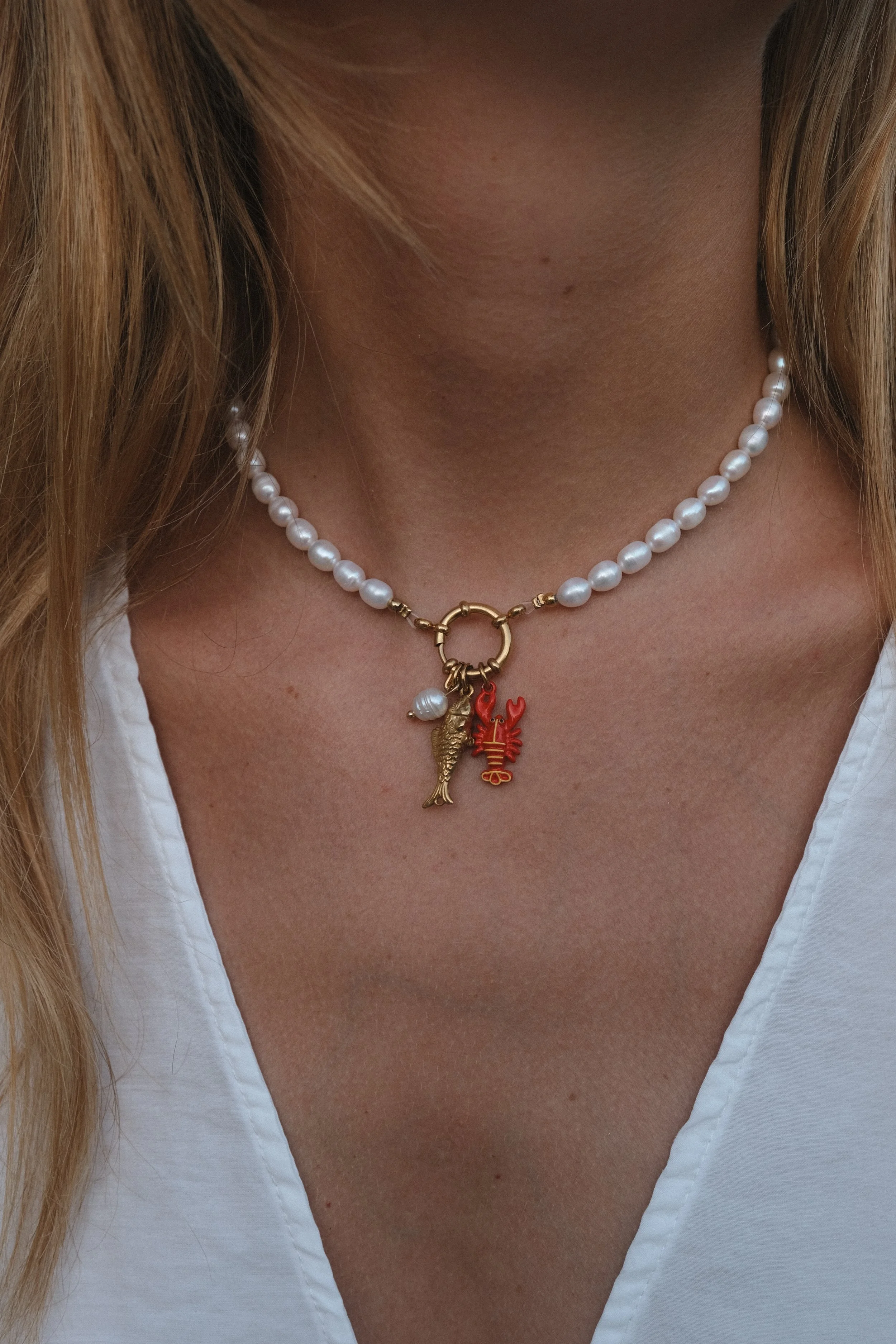 Collier à personnaliser nacre