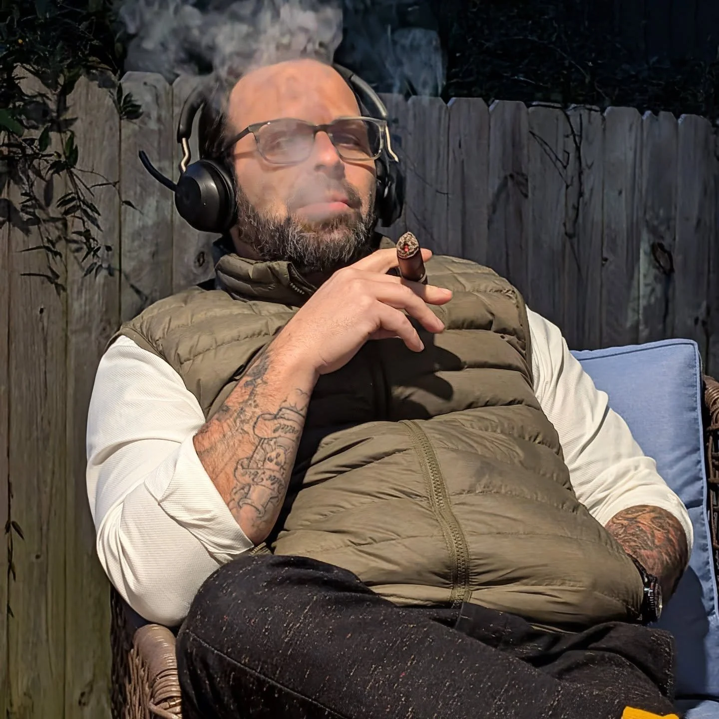 Smoke and stories in the evening "Skin in the Game"
This is enough.