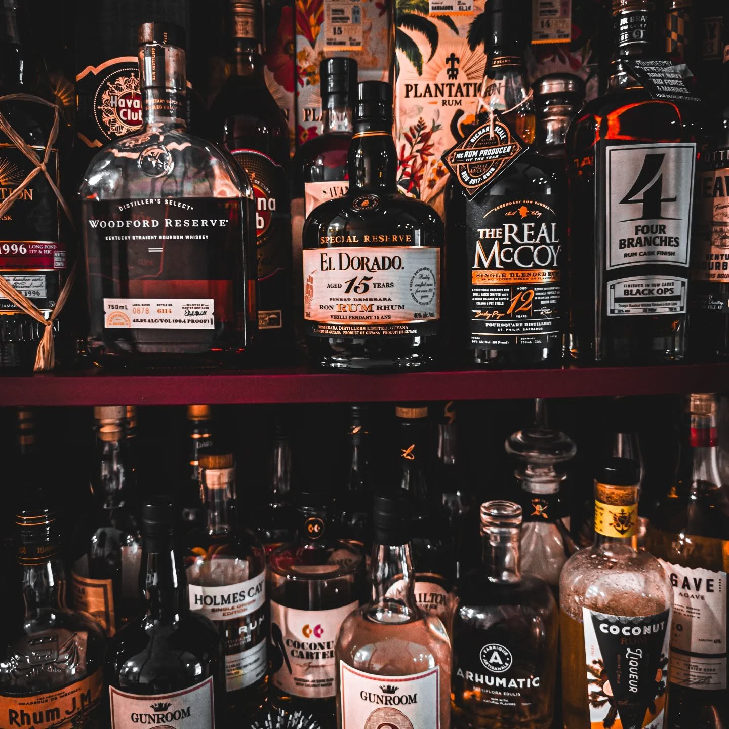 A shelf built with intention.

Barbados depth, Guyanese richness, agricole clarity, and a touch of Kentucky structure.

Nothing loud. Nothing rushed. Just bottles chosen for balance, lineage, and long evenings.

Rum doesn&rsquo;t need theatrics only 