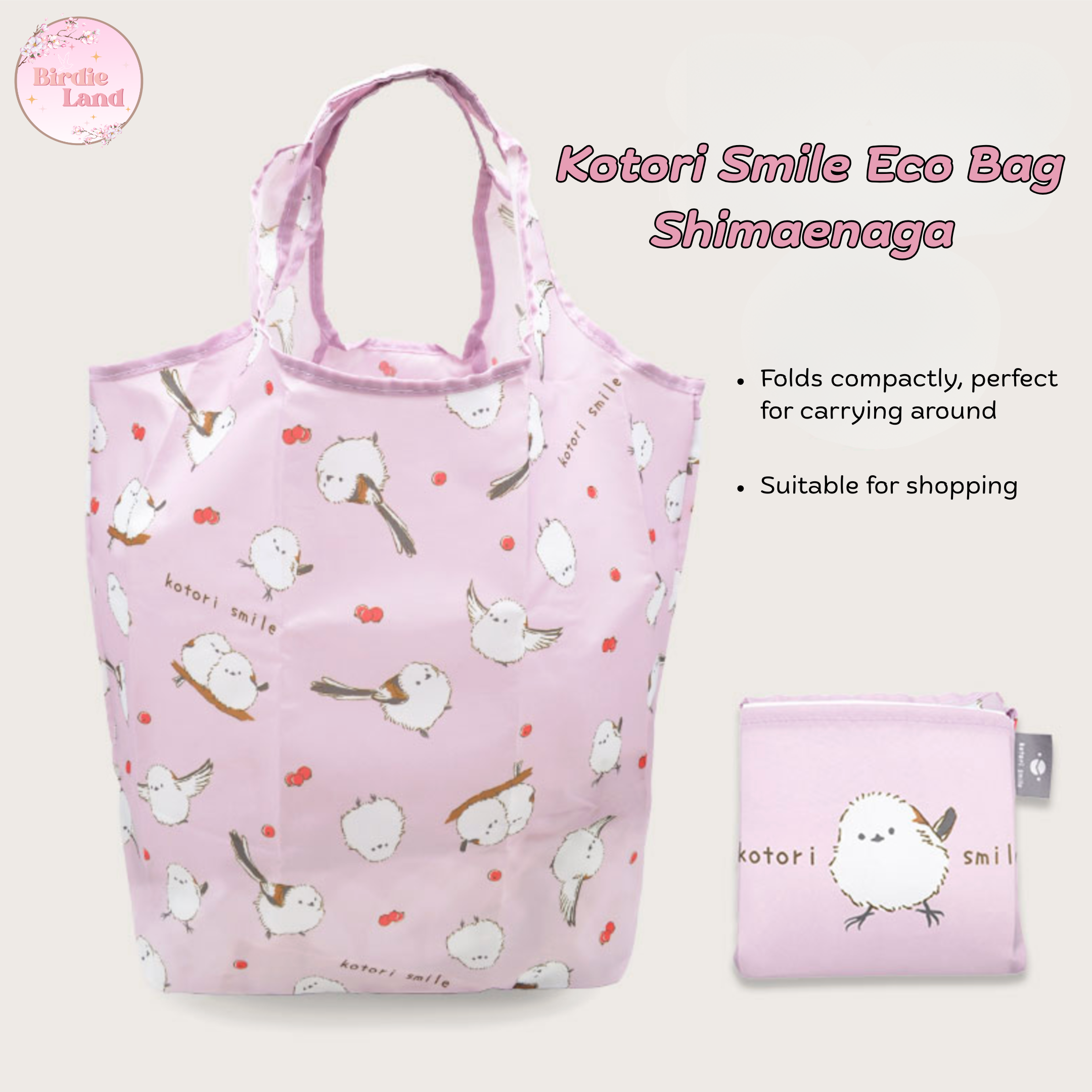 {Kotori Smile - Japan]
★Shimaenaga Eco shopping bag