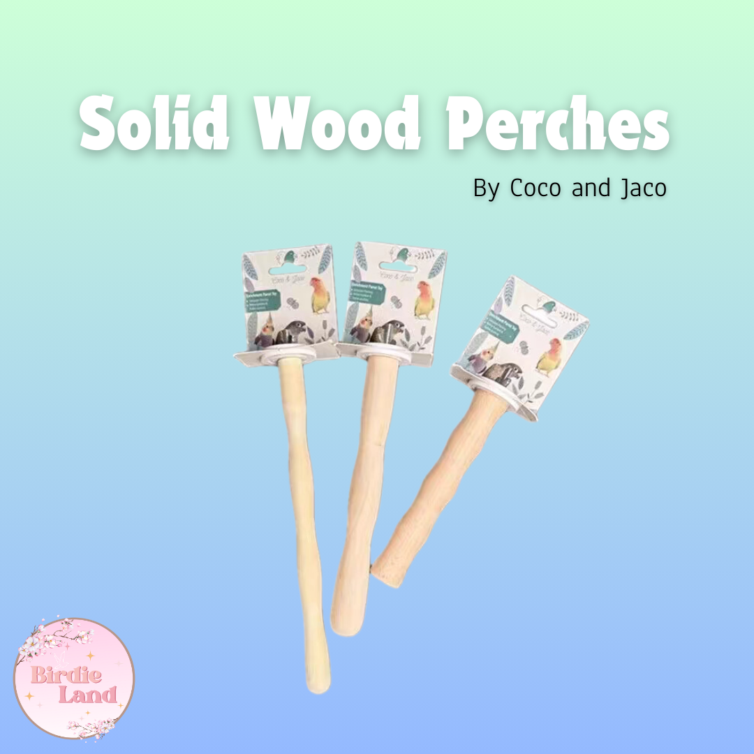  ~ Sold out ~ Brand: Coco & Jaco ✨ Light, strong and durable. A wavy perch with two different diameters, allowing your bird to choose where he/she wants to stand. Smooth and comfortable, with different pressure points.