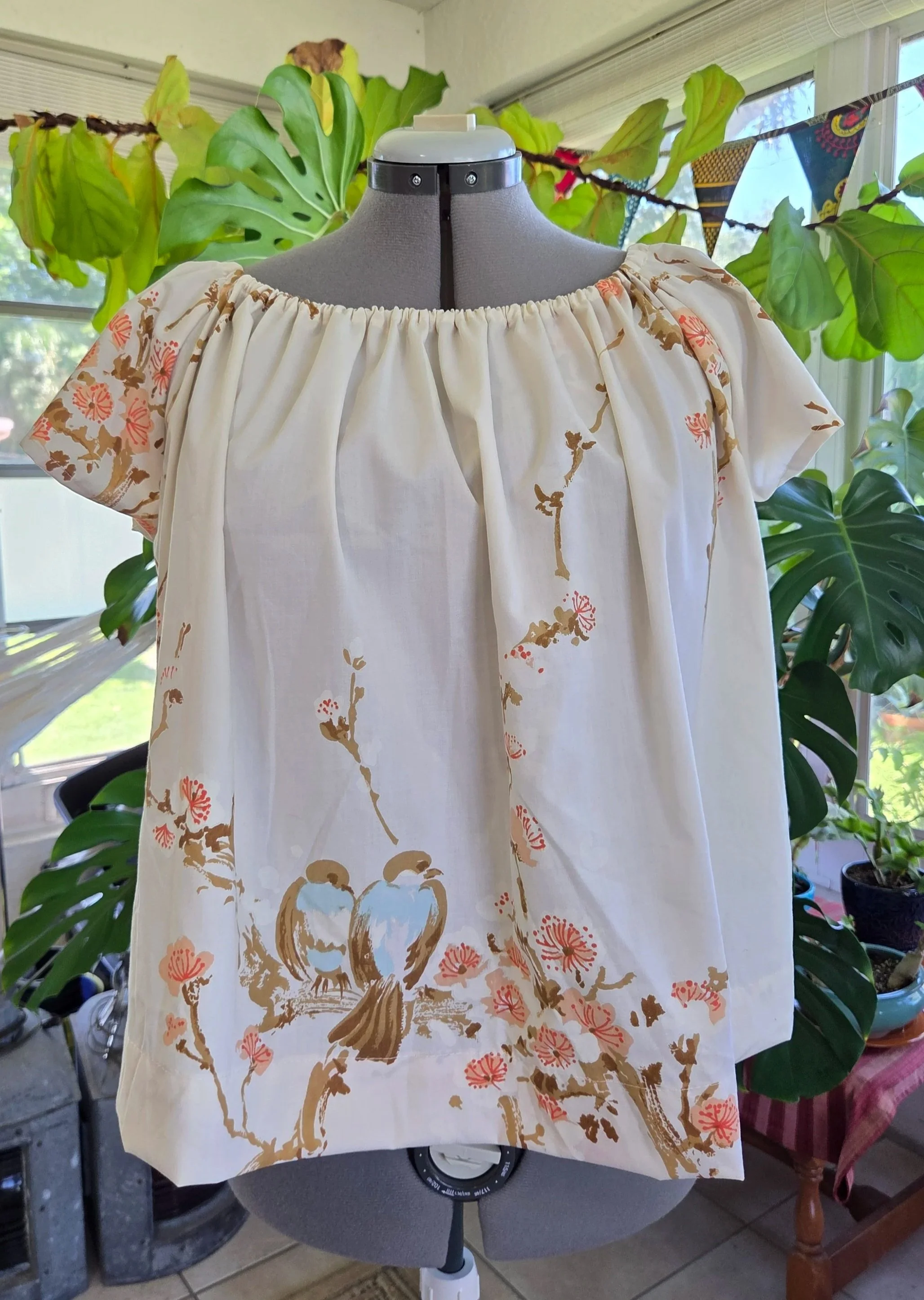 Meadow Blouse - Blue Birds