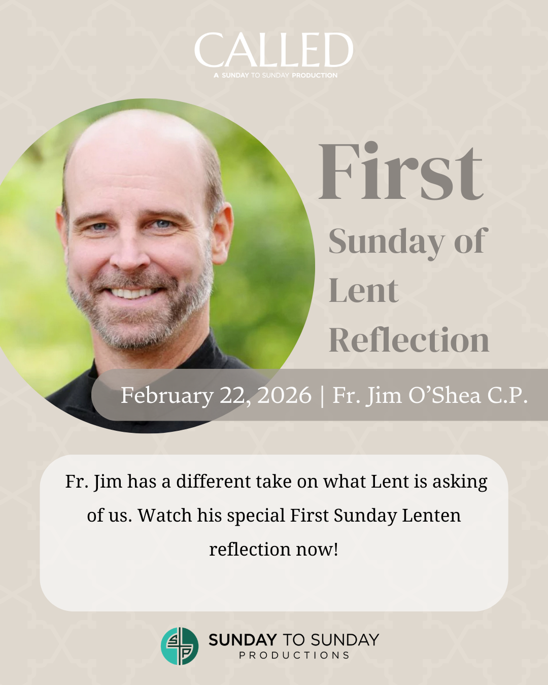 First Sunday of Lent Reflection