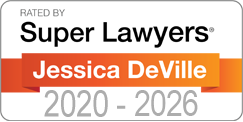 Jessica DeVille Super Lawyers recognition, 2020 through 2026