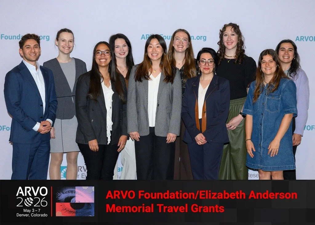 Lily received the Elizabeth Anderson Memorial Travel Award to present at ARVO!