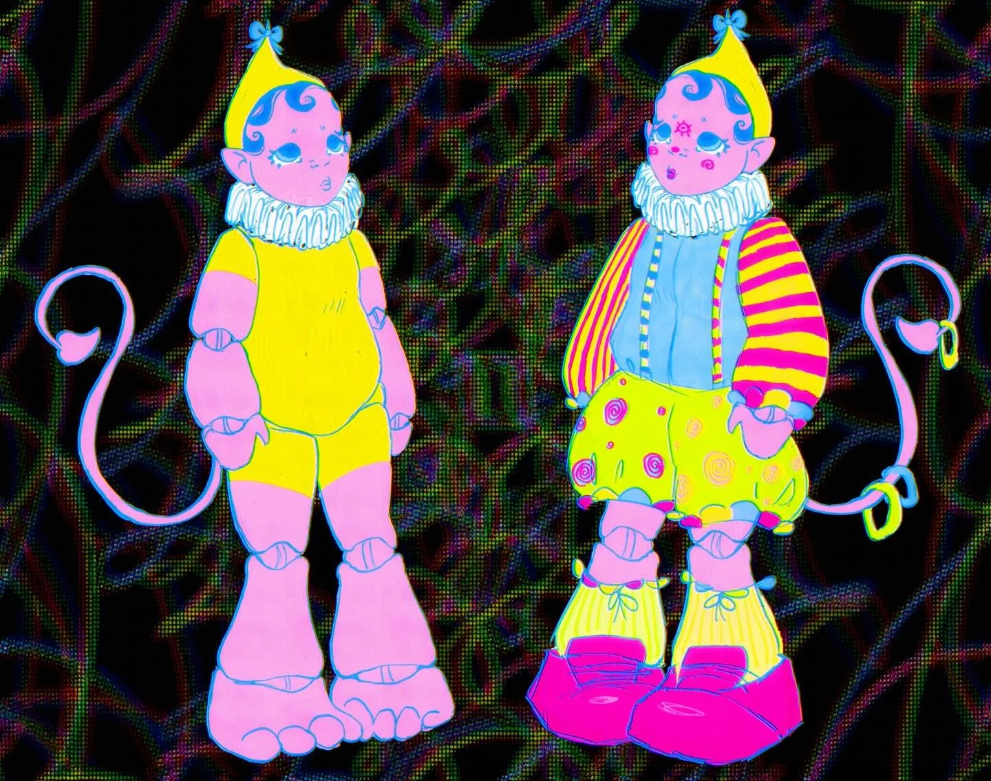 Clown devil girl alien doll thing 😇