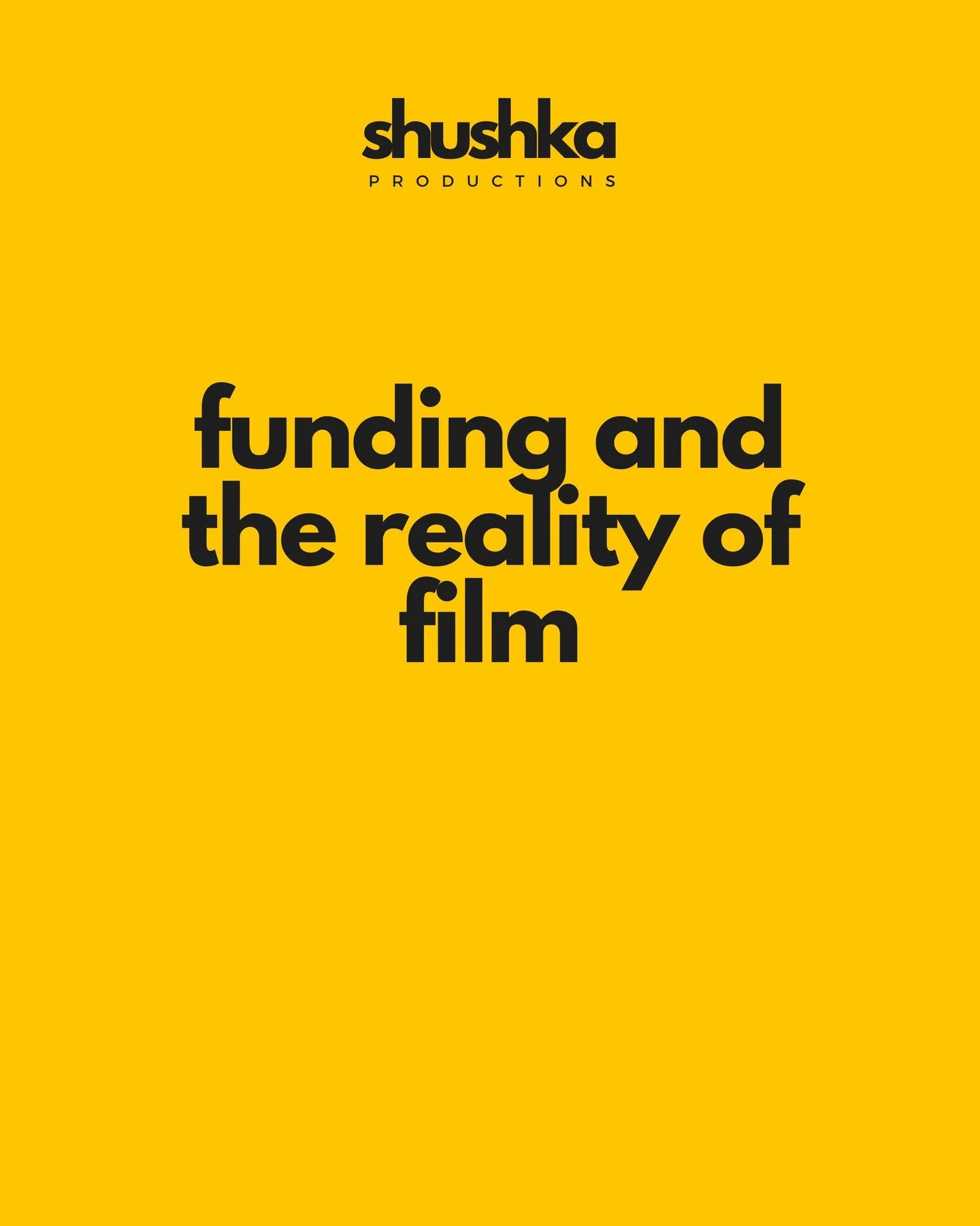 Making Films Is Expensive — But Worth Every Penny
From kit to crew, cast to locations… filmmaking costs a fortune. And yet, it’s the best job in the world.
At Shushka Productions, we believe films matter. They inspire, they conne