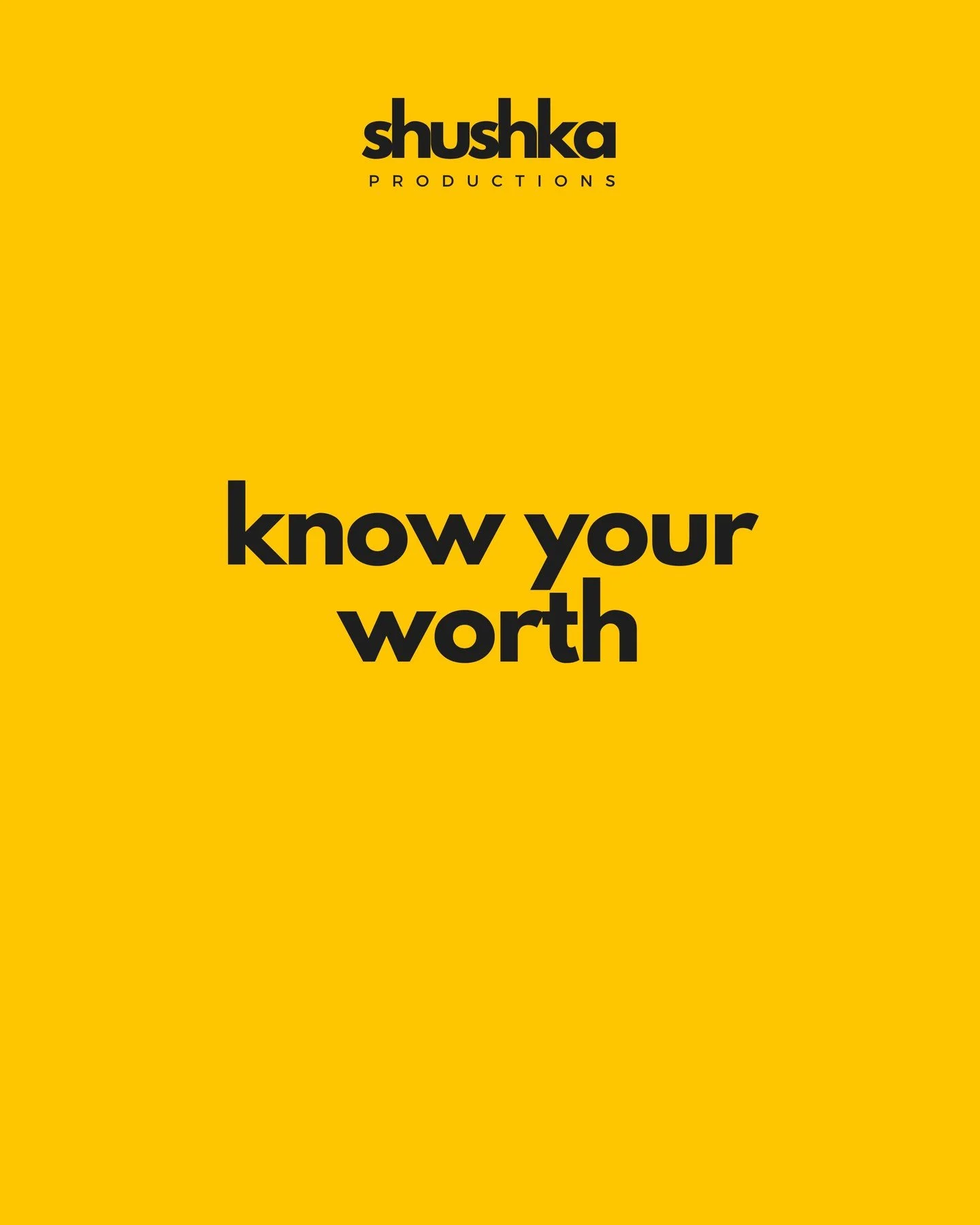 Know Your Worth
Something everyone, in film or not, should remember: know your worth.
I saw a colleague post about not working for free, and I couldn’t agree more.
Freelancing in film is tough. The industry’s crowded, and people will d