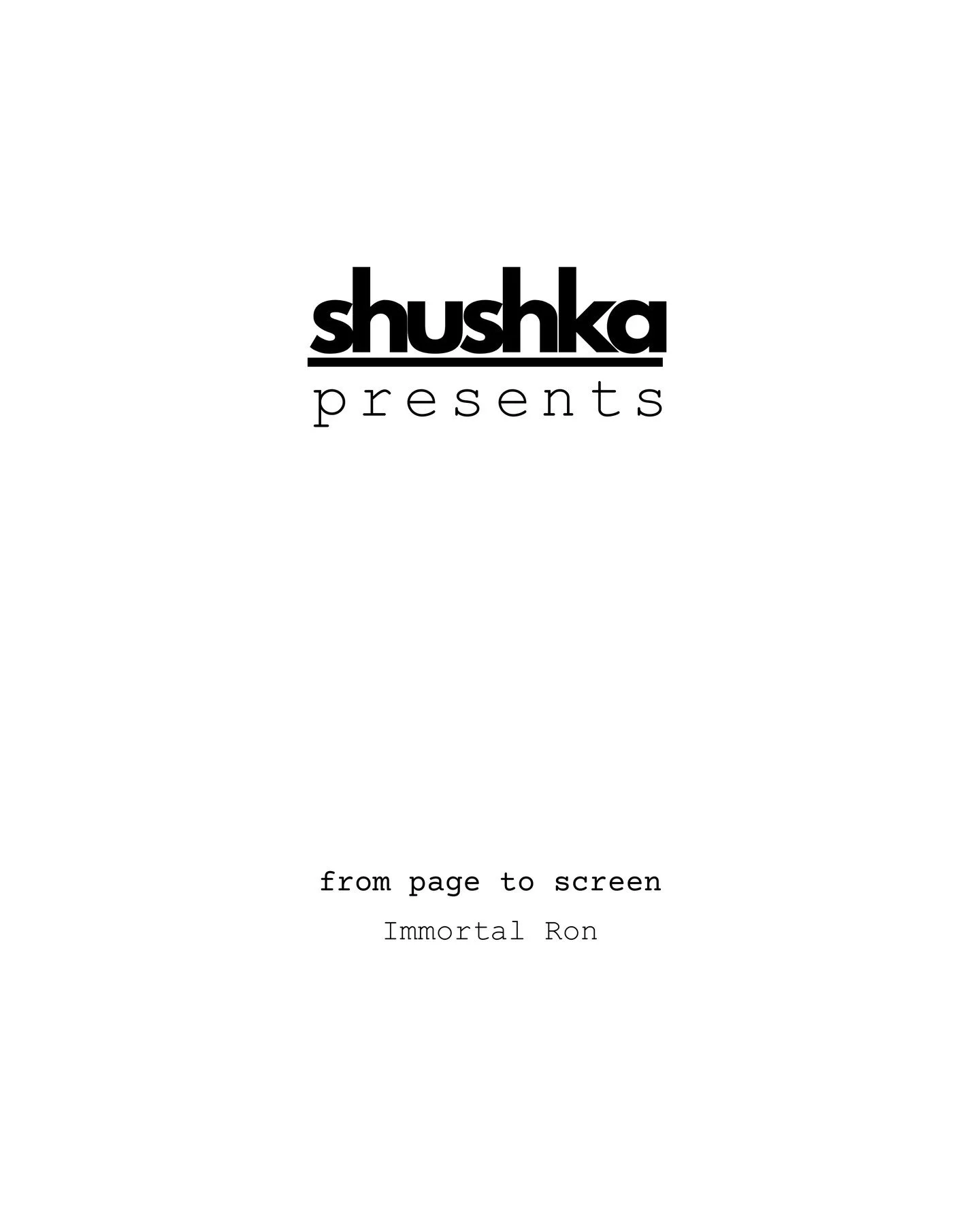 From page to screen 🎥
One scene. One moment.
See how it changed &ndash; and why.

Taking a look at Immortal Ron.

Notes from Director Ash Arnold

A Rooftop Moment. EXT. APARTMENT ROOFTOP &ndash; NIGHT.
Claire and Ron have been on the roof for hours,