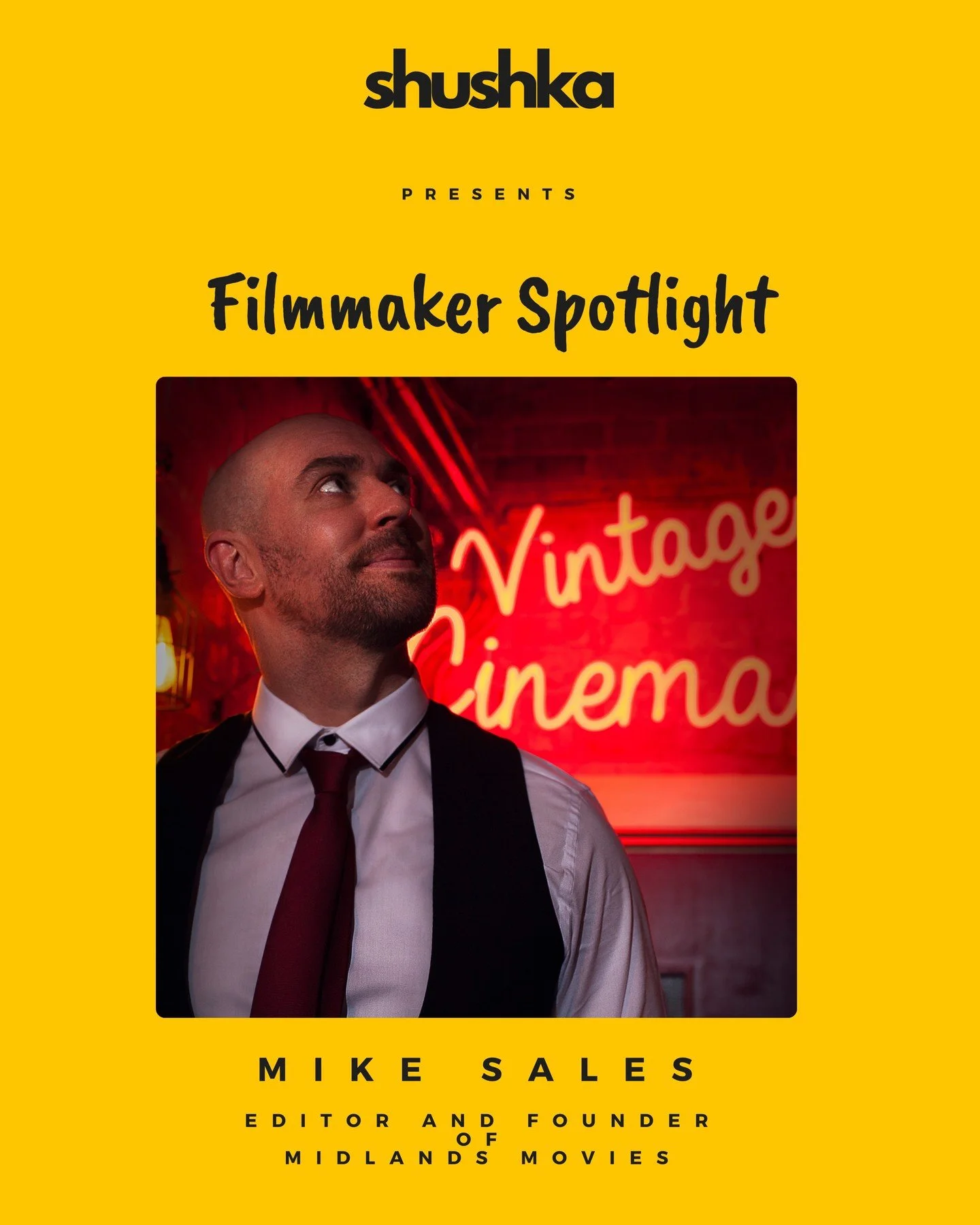 Welcome to the Filmmaker Spotlight &ndash; this series shines a light on filmmakers, actors, editors, and more, as we ask them a few questions and uncover why they love what they do.

This time - Mike Sales - Editor and Founder of @midlandsmovies 
Li