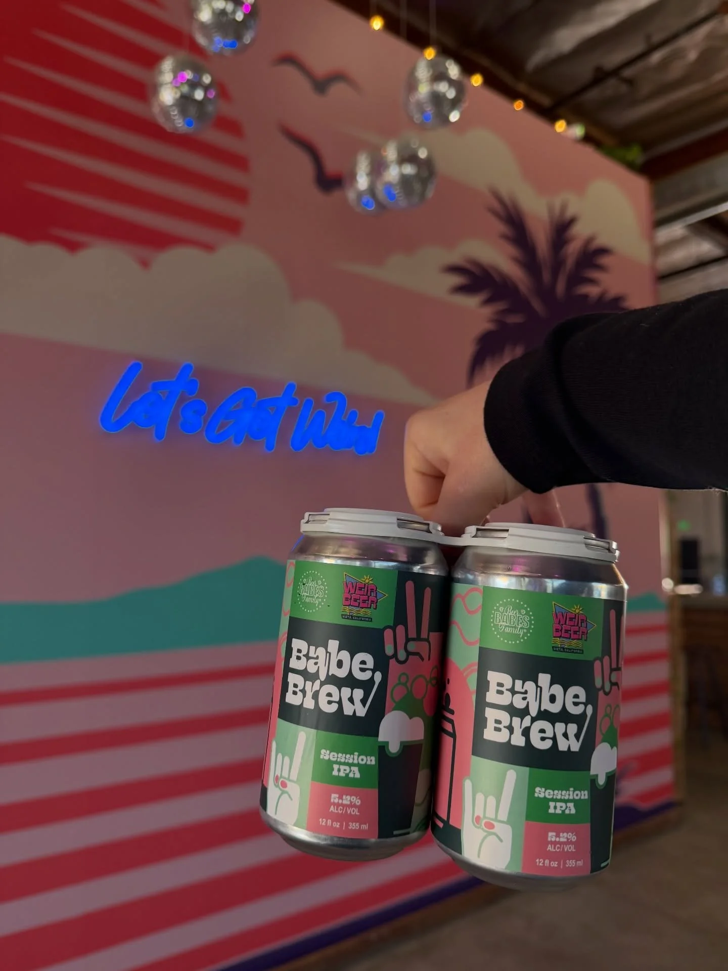 New release! Weir Beer x Beer Babe presents the first collab of the year - a 5.2% Session IPA. With Citra and Amarillo Cryo hops. 

$1 per pint and $2 per 6 pack will be donated to the @beerbabesfamily to support women in beer! Swing by Saturday 1/10