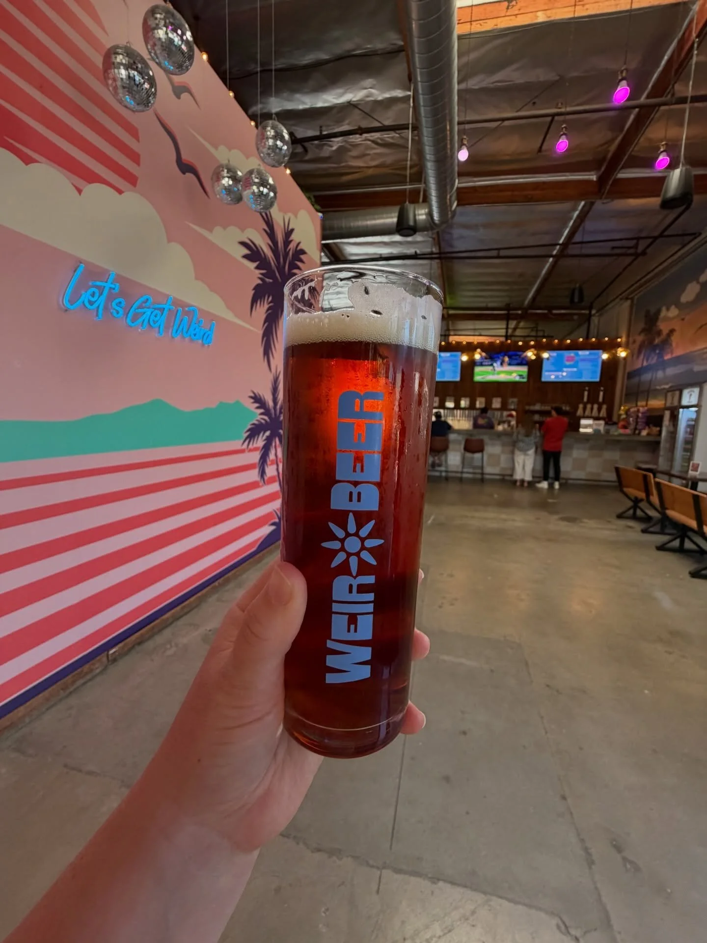 Saturday ☀️ The Sun is Out, the Taps are Flowin&rsquo;

Not into hoppy? Have you tried our Reptar Red Ale 5.8% - the perfect malty &amp; roasty light choice for summer! Swing by the tasting room for a pint (or 3!) this weekend!

#weirbeer #summer #vi