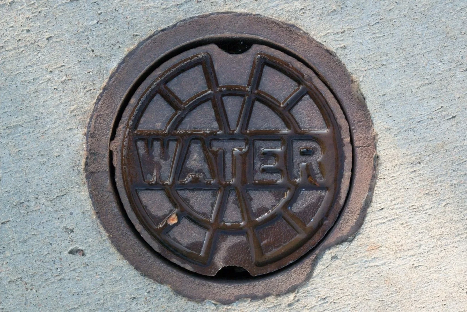 Water Mains Stop Cock Metal Cover. Aquamen Yorkshire replace drains, pipes, stop cocks, repair outdoor leaks and leak detection