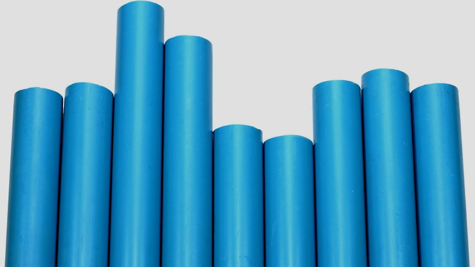 MDPE Pipe Replacement Yorkshire. Blue MDPE pipes to replace lead piping