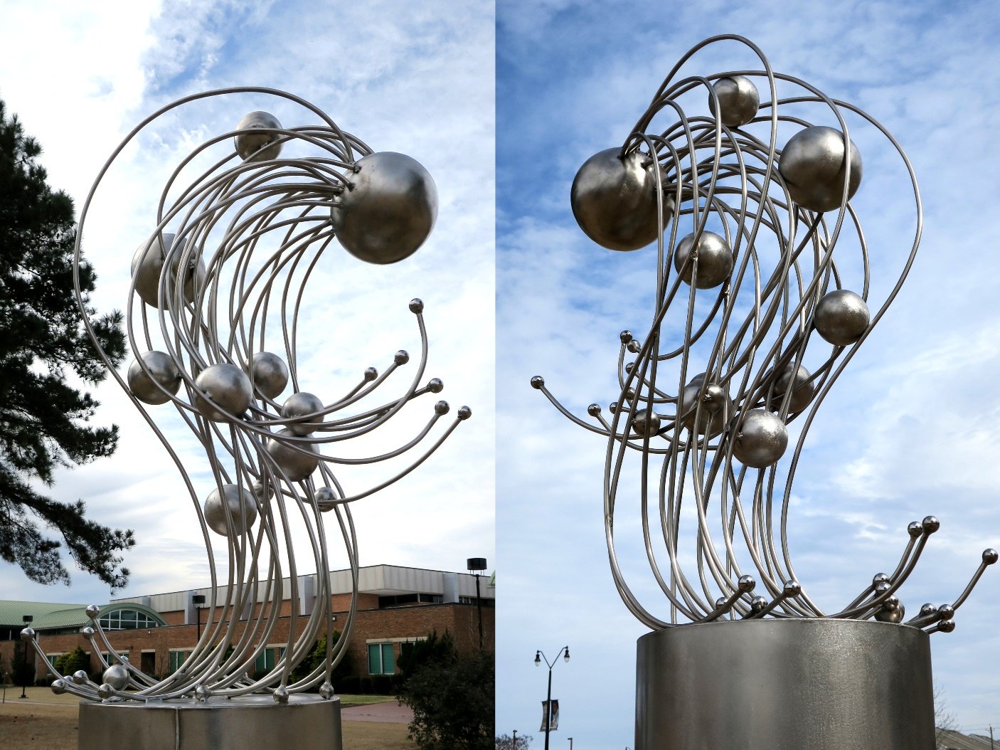 19 Maman	Stainless Steel	HWD 8x2x3 ft		2019
This stainless-steel sculpture is directly related to my Core series but is also inspired by the work of Louise Bourgeois.