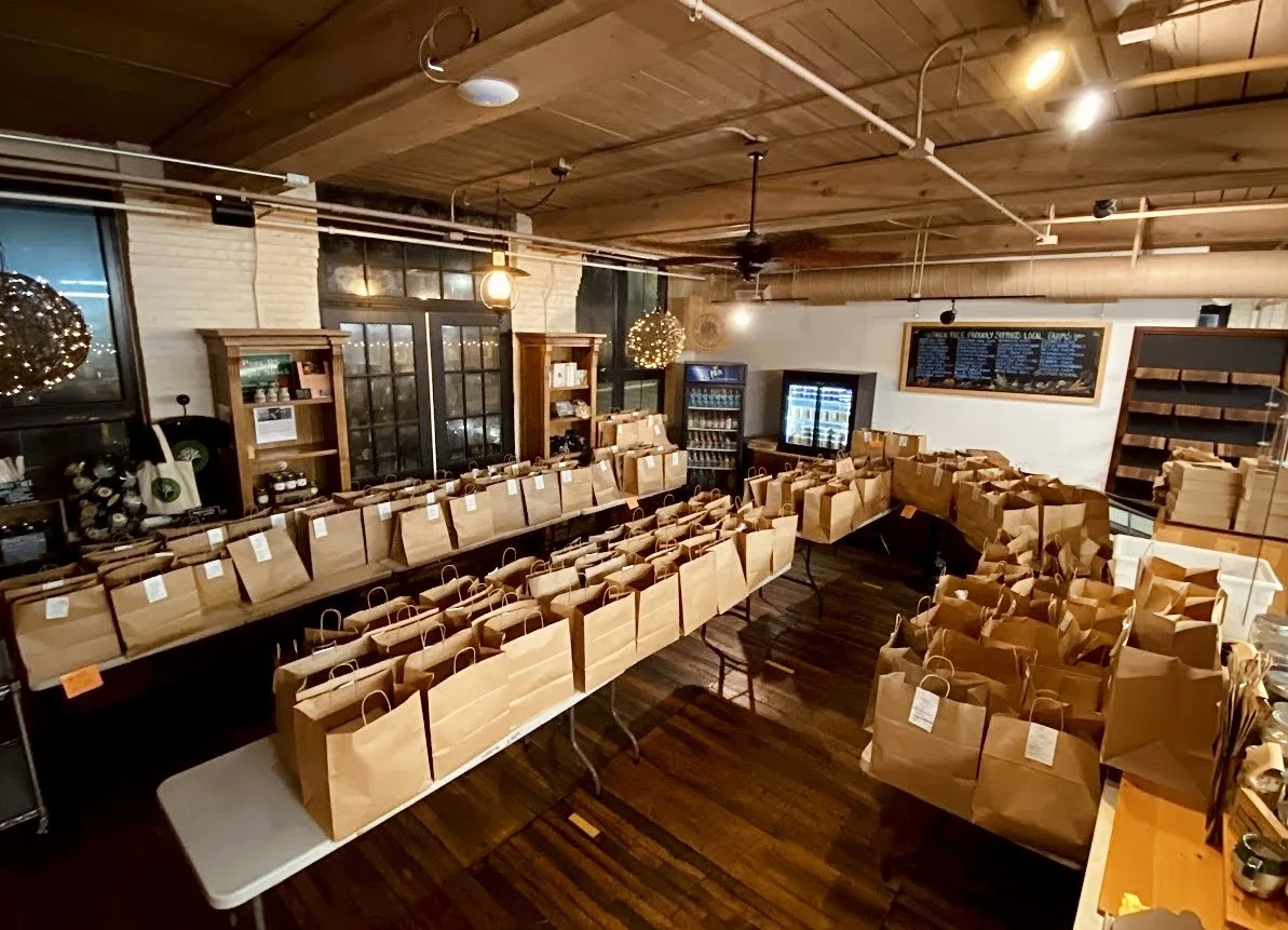 Early morning calm, everything in order, ready for the chaos.