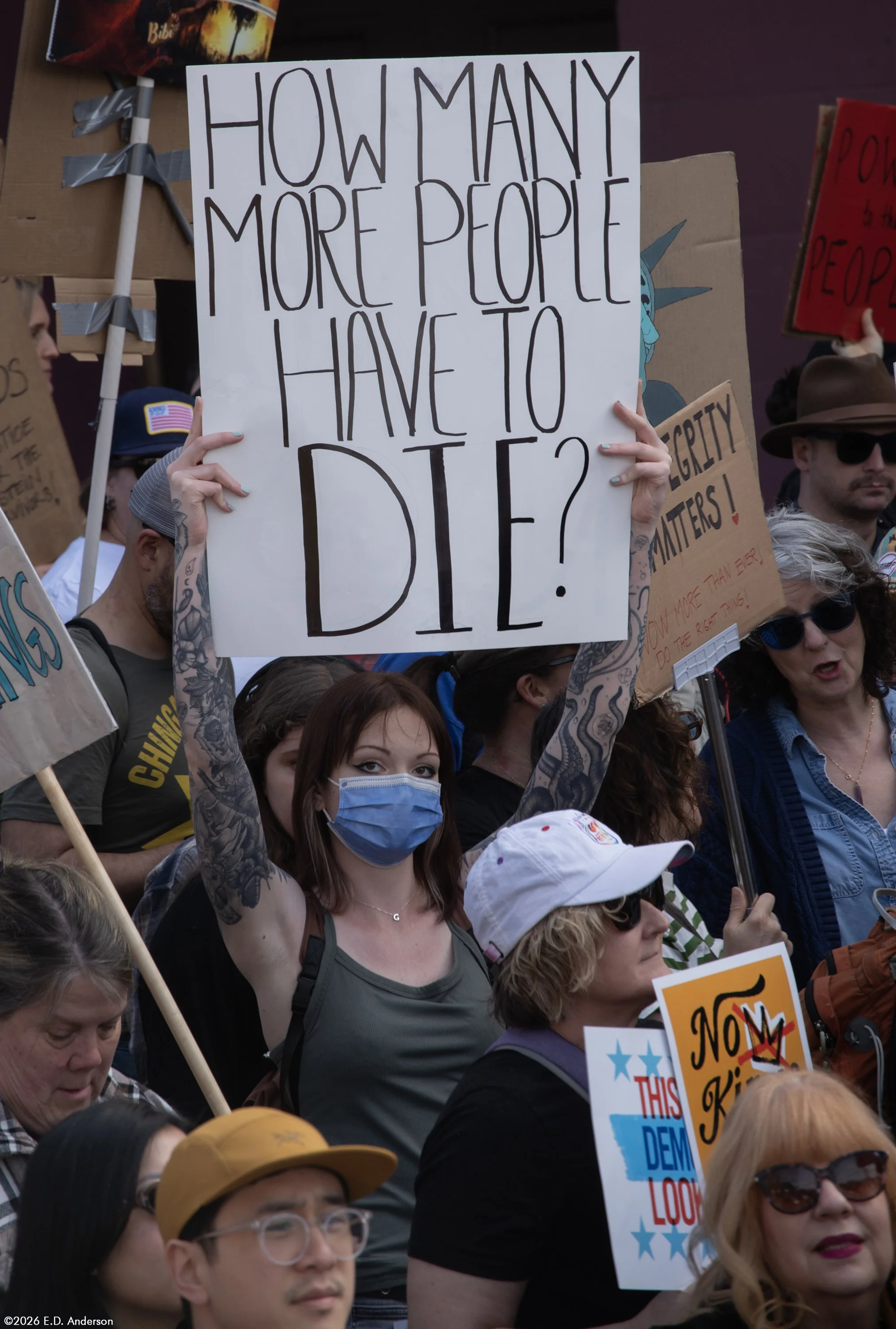 No Kings March 
Seattle,  March 2026