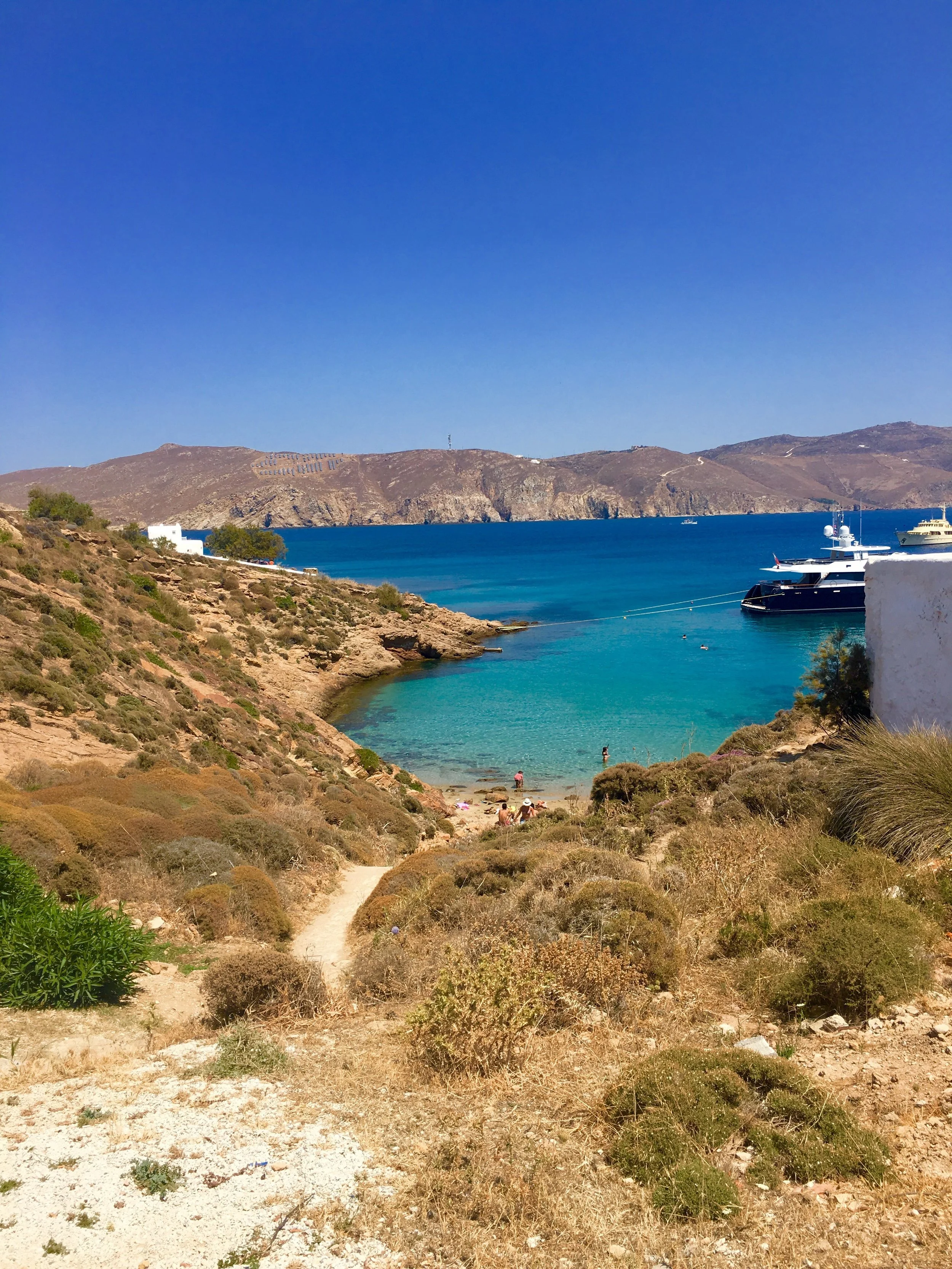 secret cove to dip in while waiting for Kikis