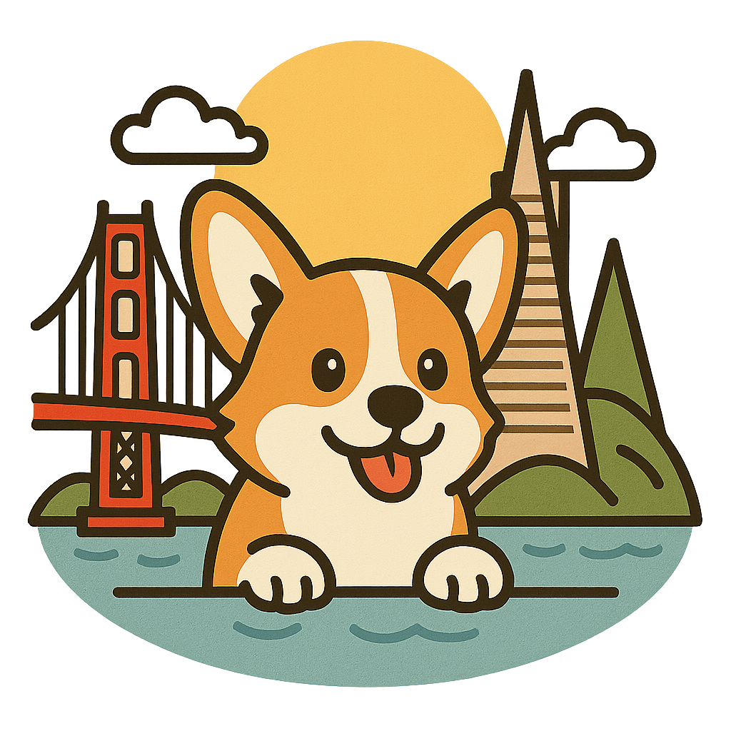 Corgis by the bay