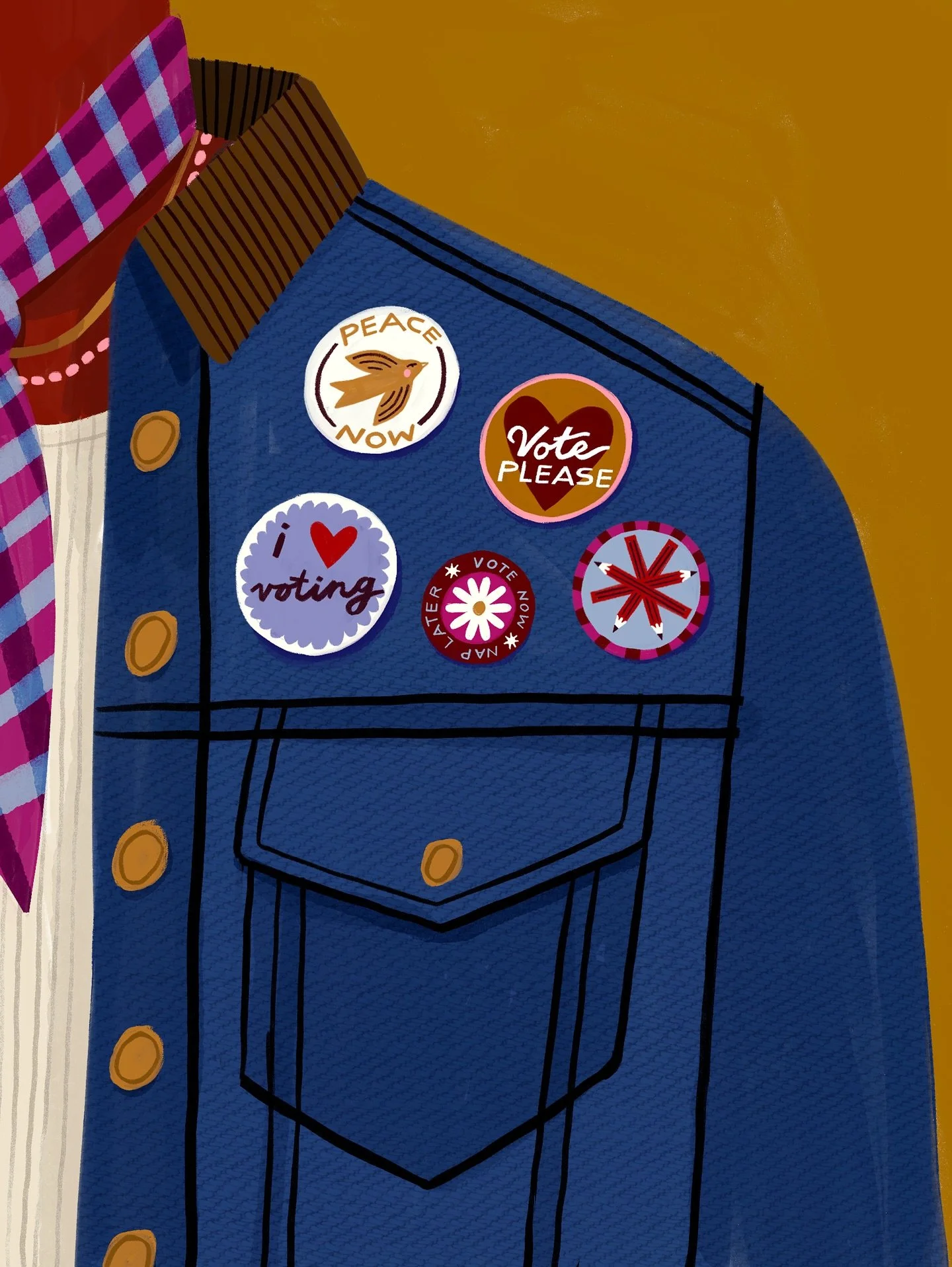 ✷ DAY 28: Button ✷ It&rsquo;s voting day tomorrow here in the Netherlands! To all my fellow Dutchies - please go vote. It&rsquo;s not just a box to tick, it&rsquo;s your chance to stand up for what matters, shape the future, and make your voice heard