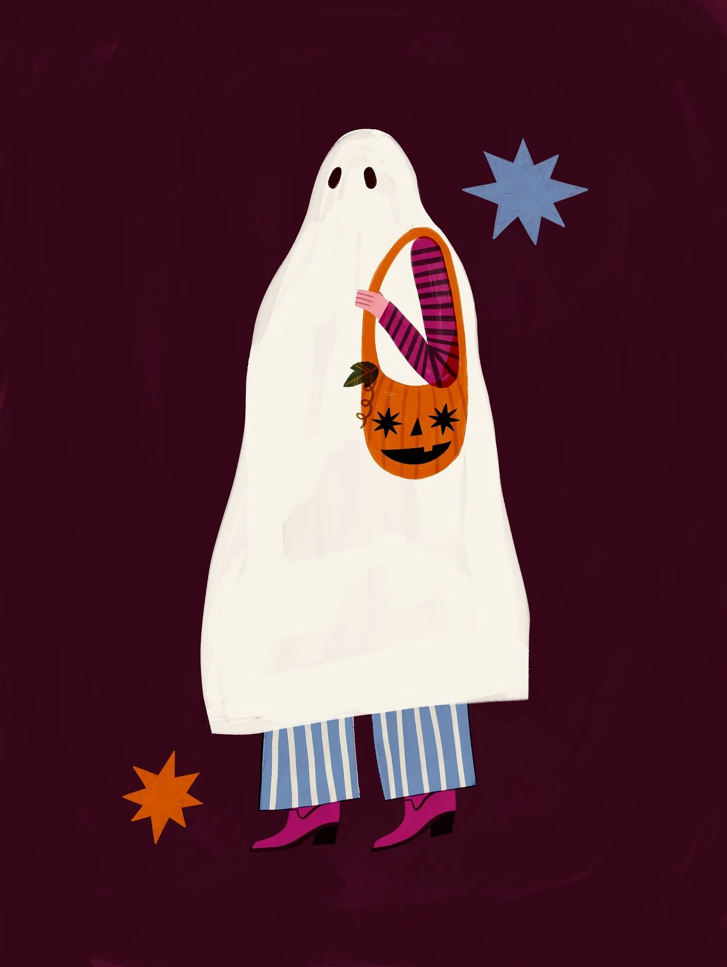 ✷ DAY 31: Ghost ✷ And that&rsquo;s a wrap!! I can&rsquo;t believe I actually made an illustration and posted it every day for 31 days??? I had so much fun, and met so many amazing people along the way! Also, thank you to everyone who decided to follo