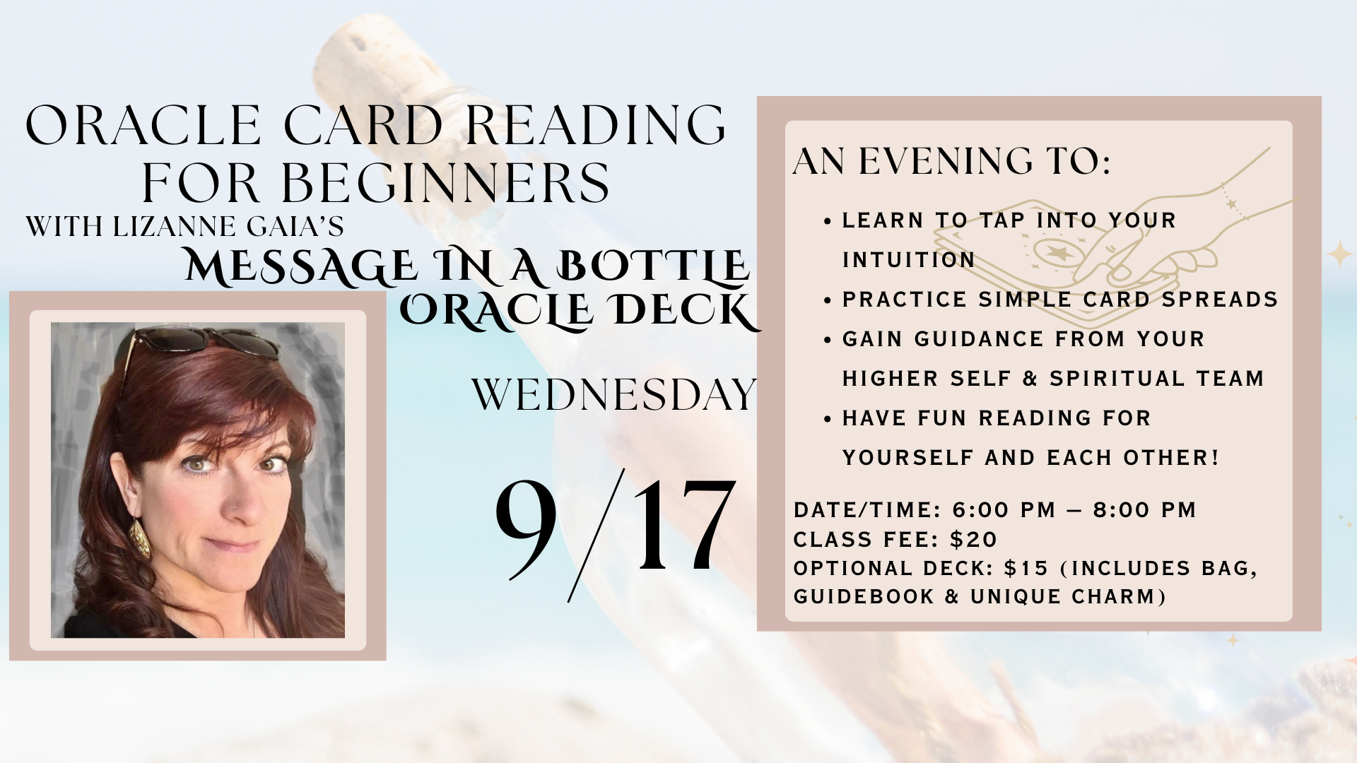WORKSHOP: Tap Into Your Intuition with Oracle Cards