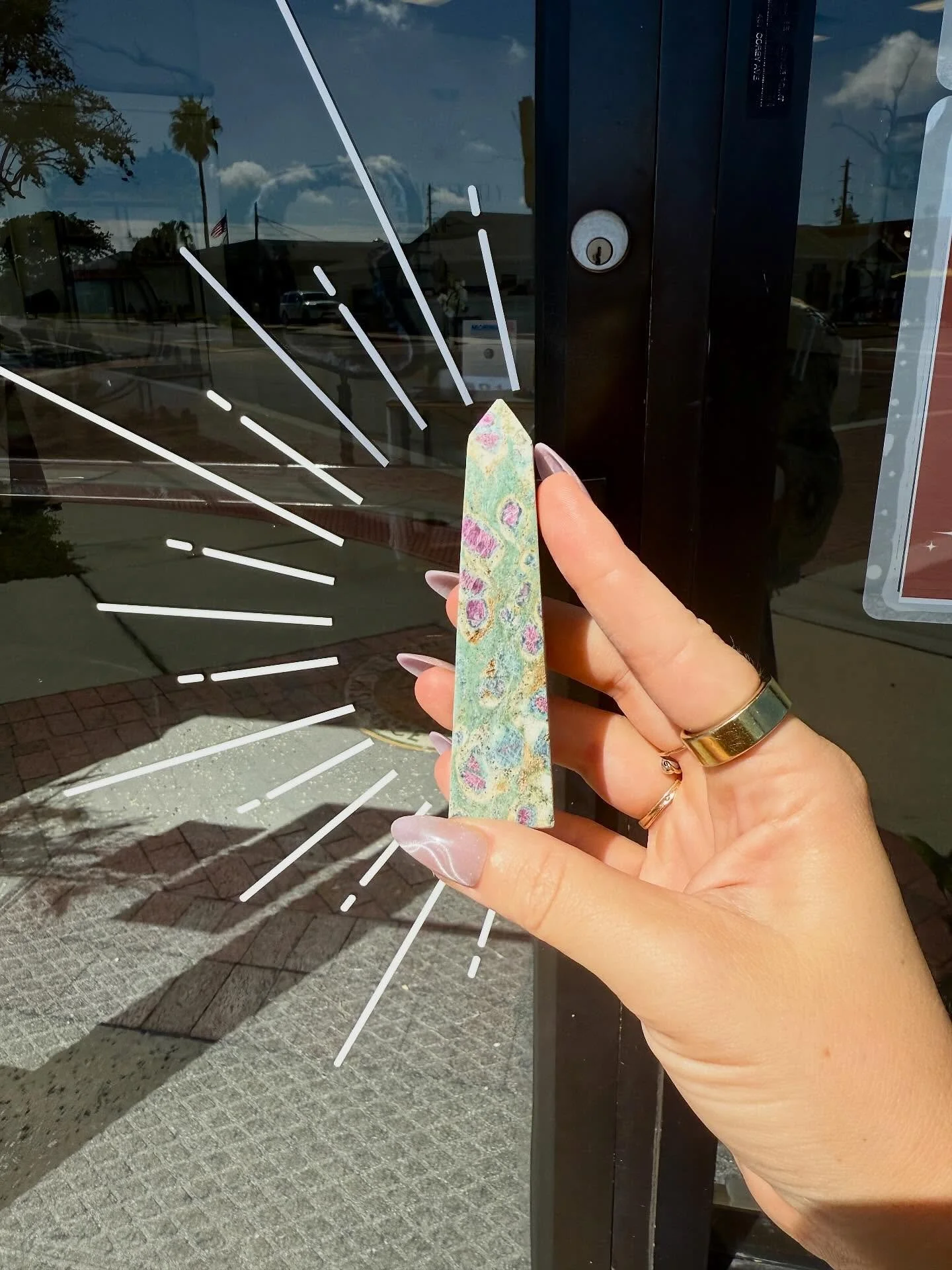 New favorite? I’m beyond obsessed with these Rudy Fuchsite towers. They’re giving monsters Inc😅. I don’t keep everything, but I definitely had to snag one of these for my personal collection😍. #newcrystals #crystaladdict #crystalh