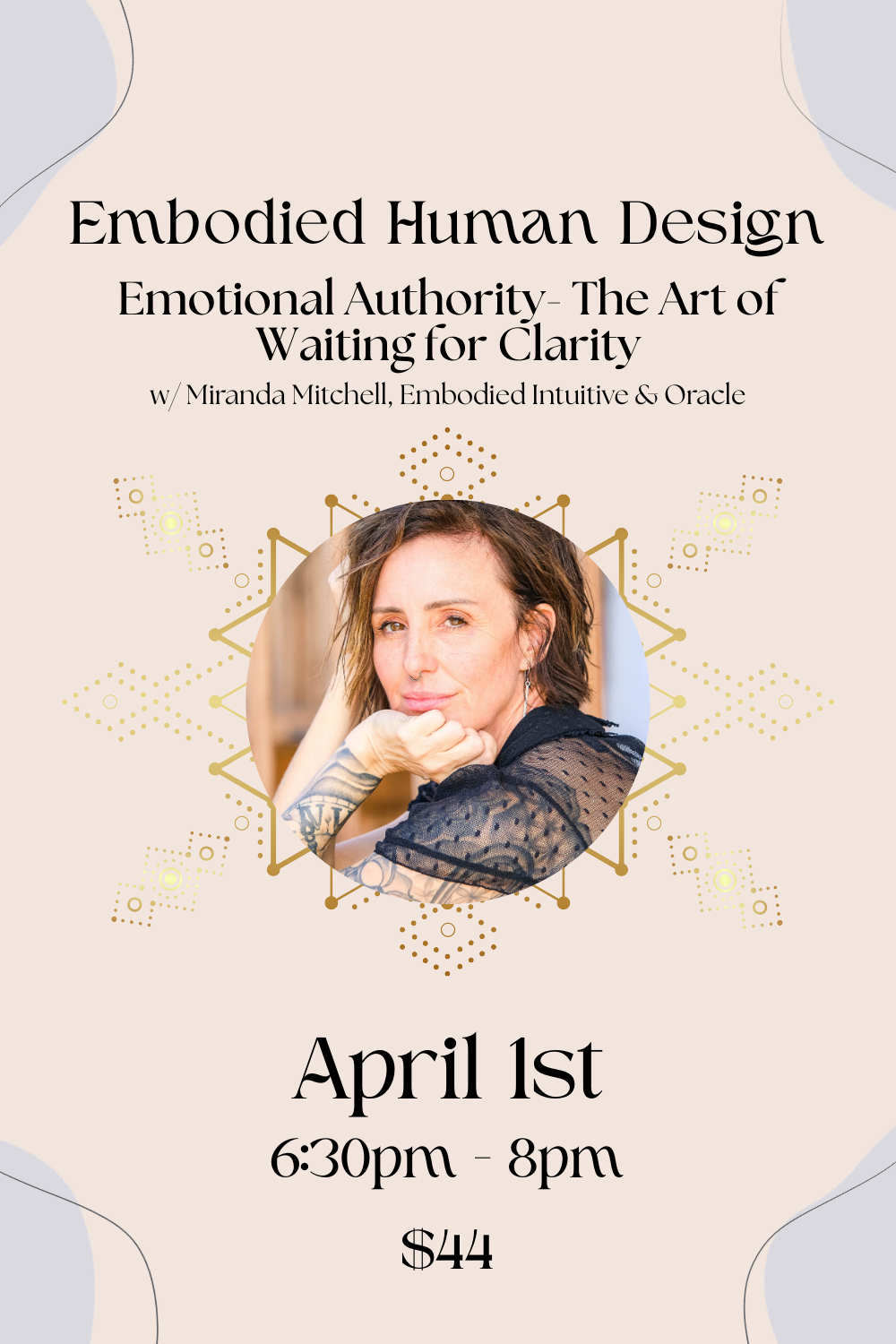 Embodied Human Design: Emotional Authority: The Art of Waiting for Clarity