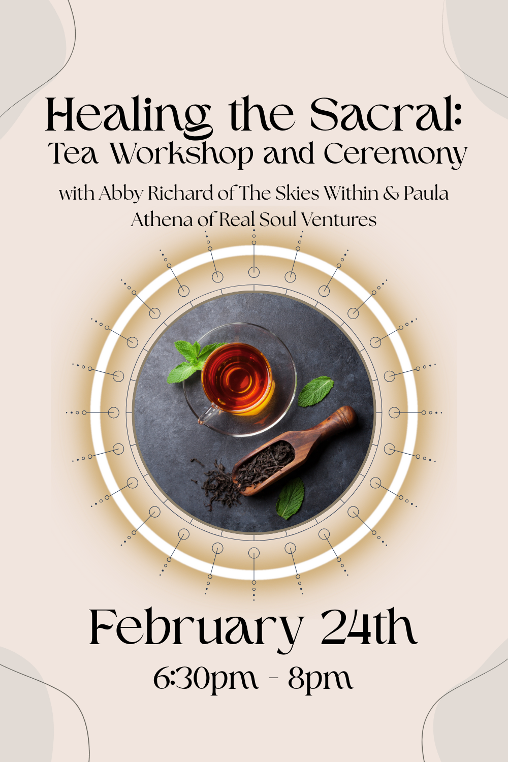 Healing the Sacral: Tea Workshop & Ceremony