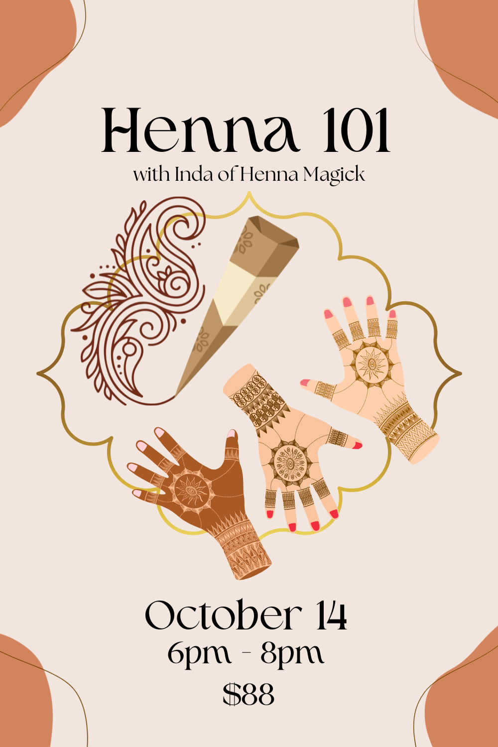 Henna 101 with Inda of Henna Magick