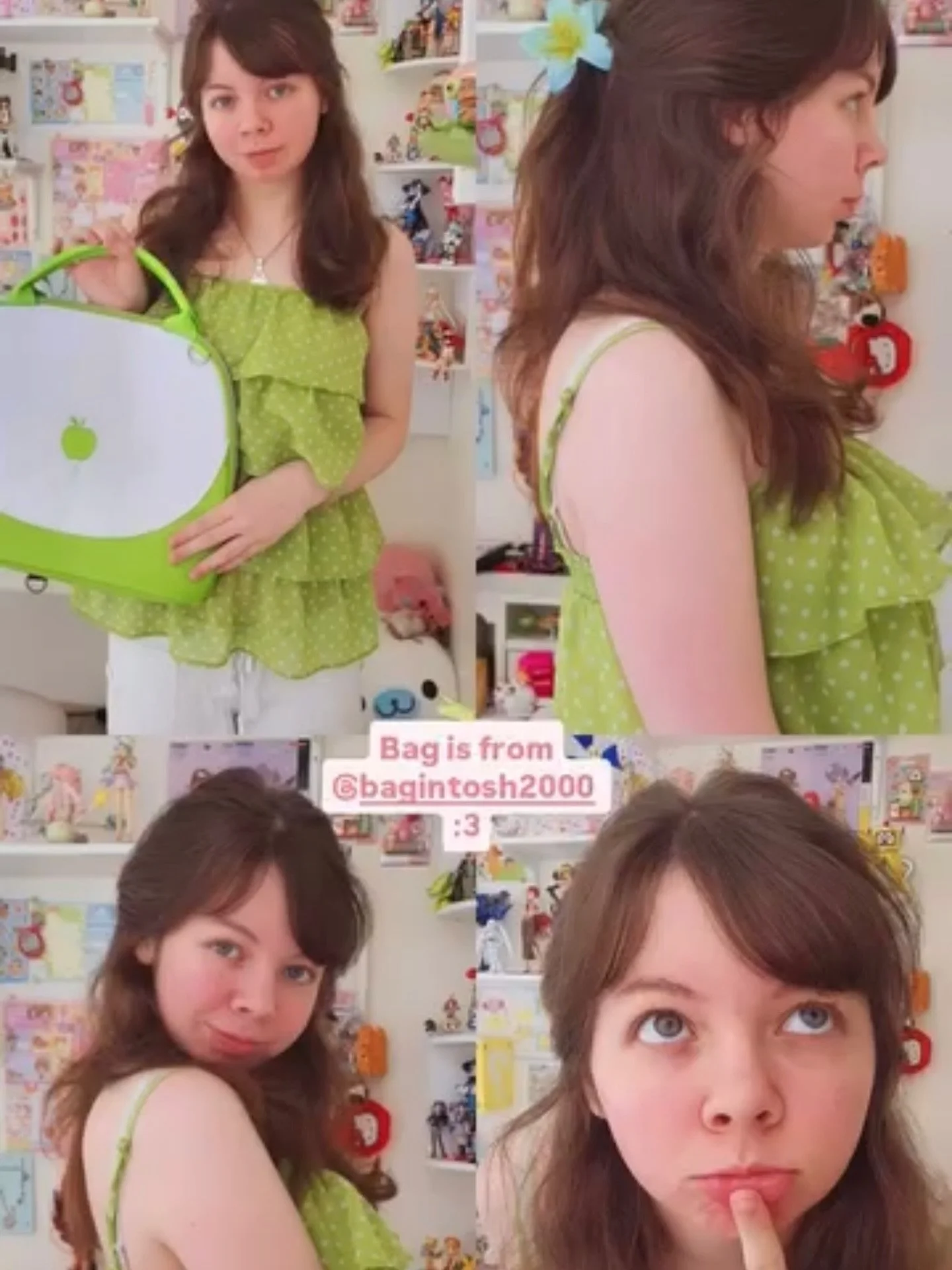 The incredible @fruggykitty with a 💚 bag!
Thank you! We love your art.