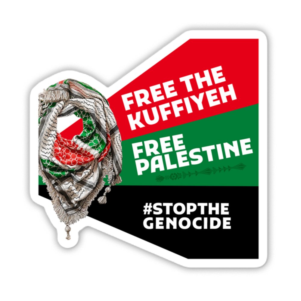 FREE THE KUFFIYEH Sticker