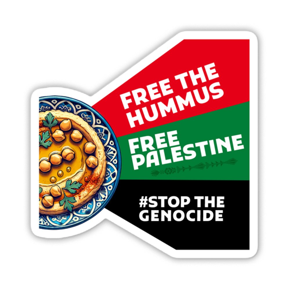 FREE THE HUMMUS Sticker