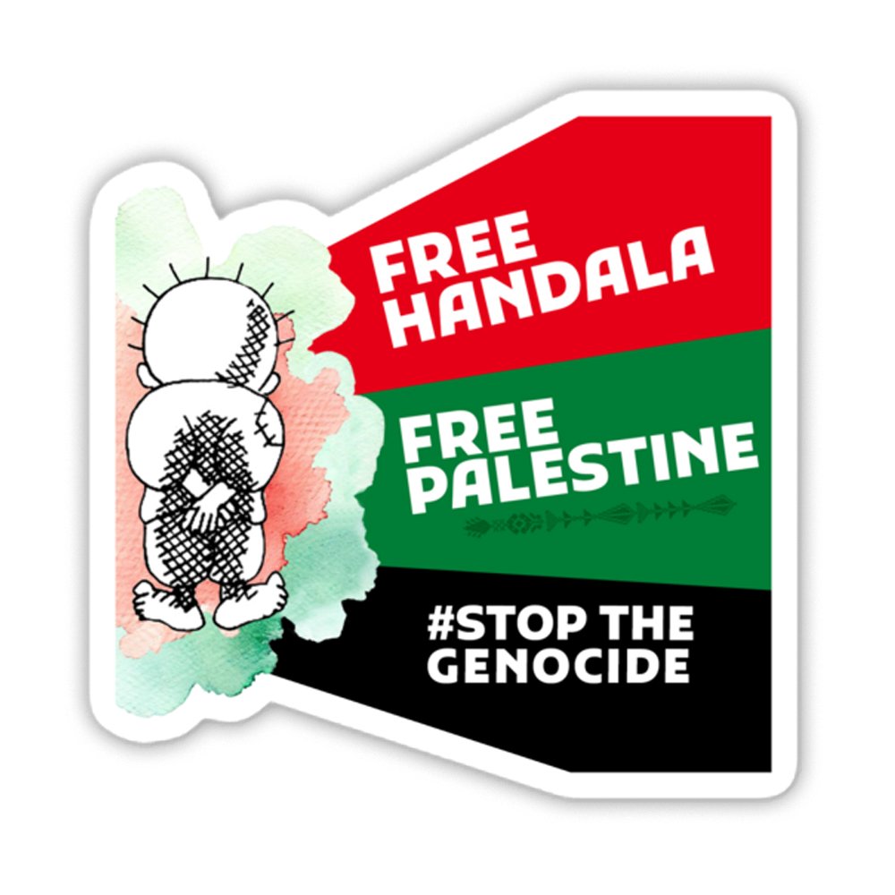 FREE HANDALA Sticker