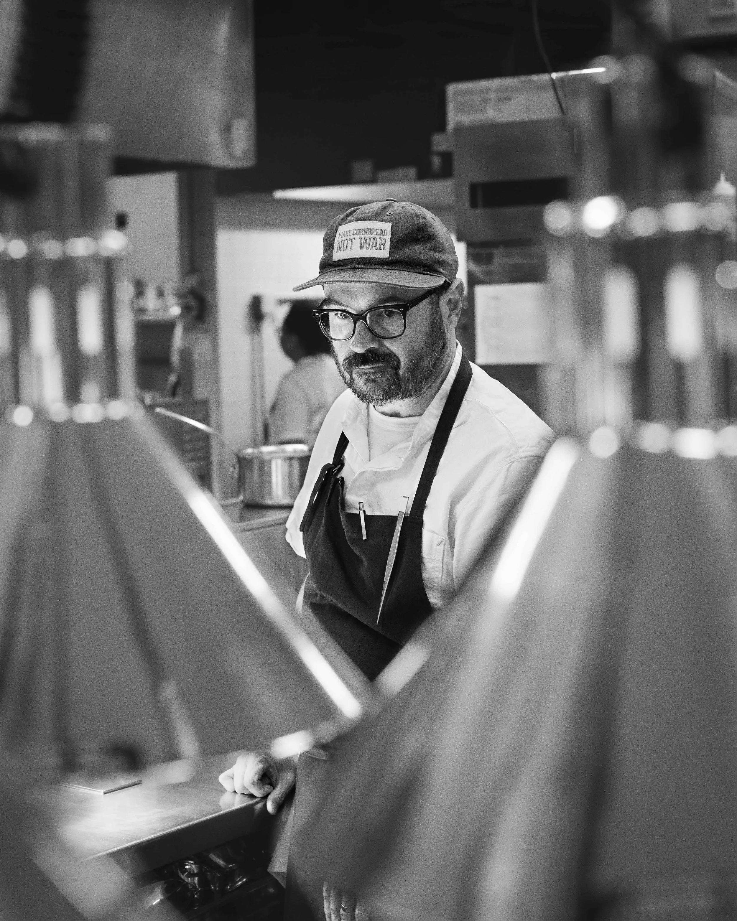 Chef Sean Brock for guest chef collaboration at Daniel Humm x The Charleston Place popup powered by Resy. Food and lifestyle photography for Daniel Humm x The Charleston Place in Charleston, South Carolina.

Studio Lou is a food, restaurant, interior