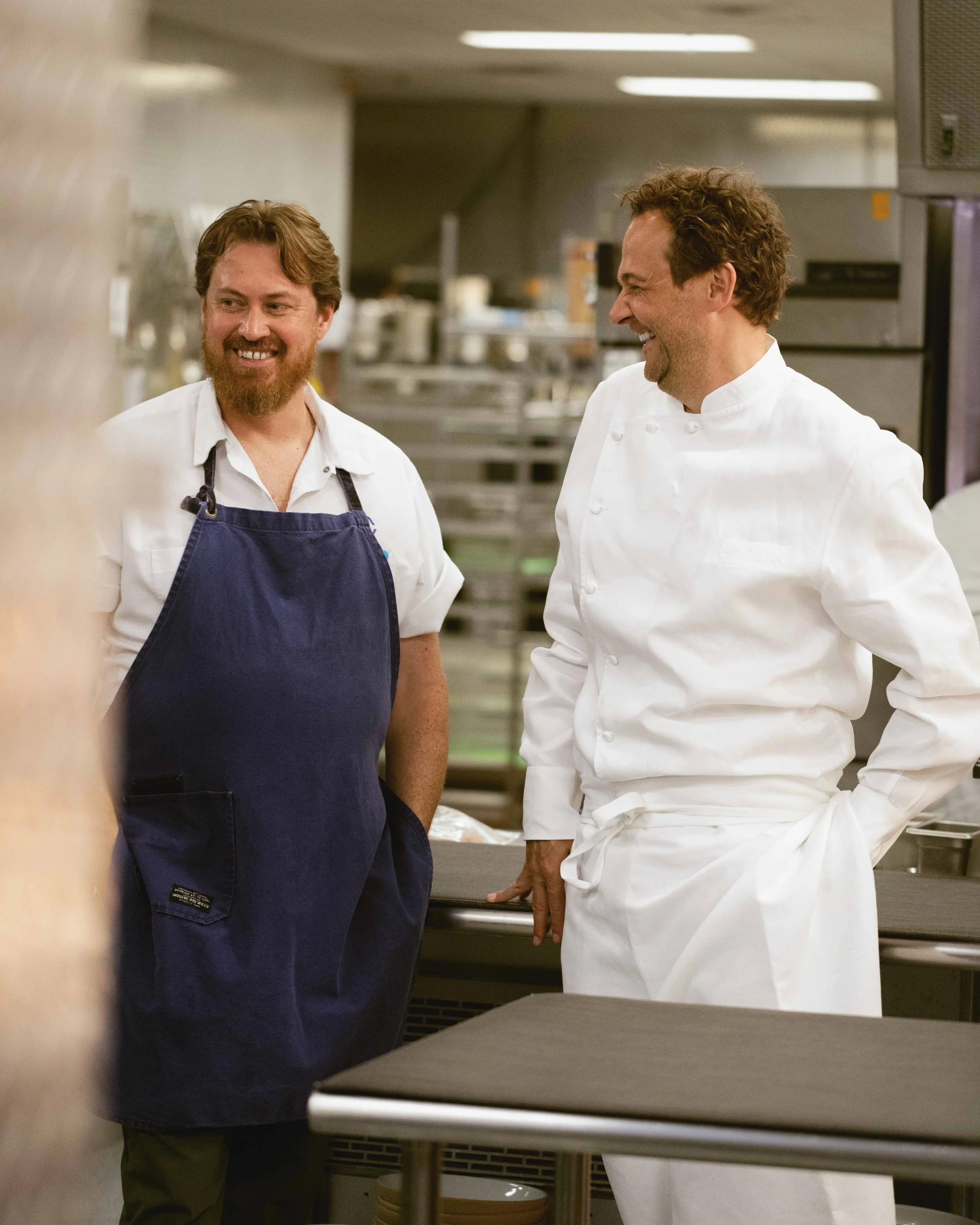 Chef James London of Chubby Fish and Chef Daniel Humm at Daniel Humm x The Charleston Place popup powered by Resy guest chef event. Food and lifestyle photography for Daniel Humm x The Charleston Place in Charleston, South Carolina.

Studio Lou is a 