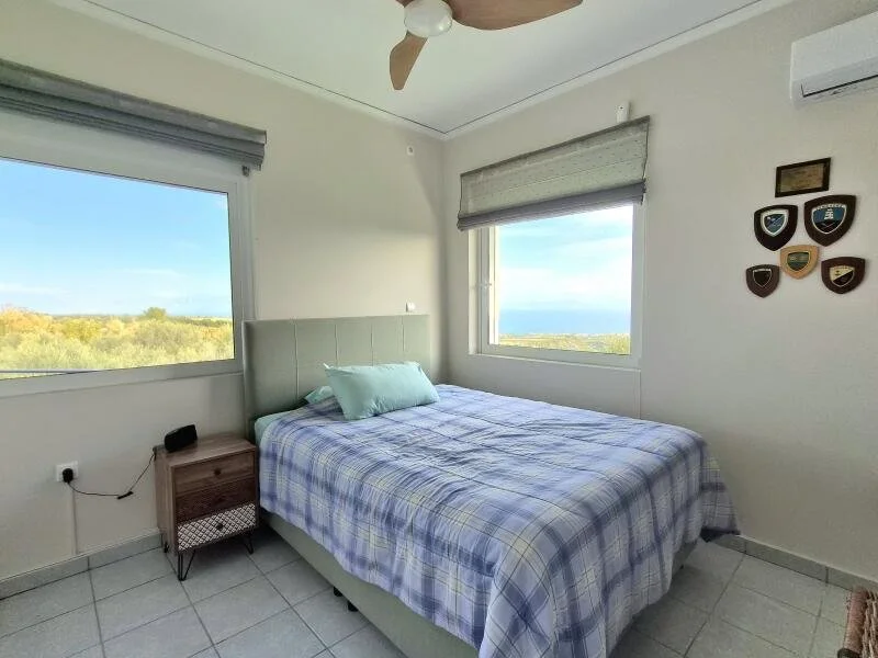 3-bedroom 1-bathroom house on 3,500 sq.m. plot size | Unobstructed panoramic views of Corinthian Gulf | Fully renovated internally in 2024 | Fully furnished | 50 olive trees and various fruit trees | €250,000 (A$418,000)