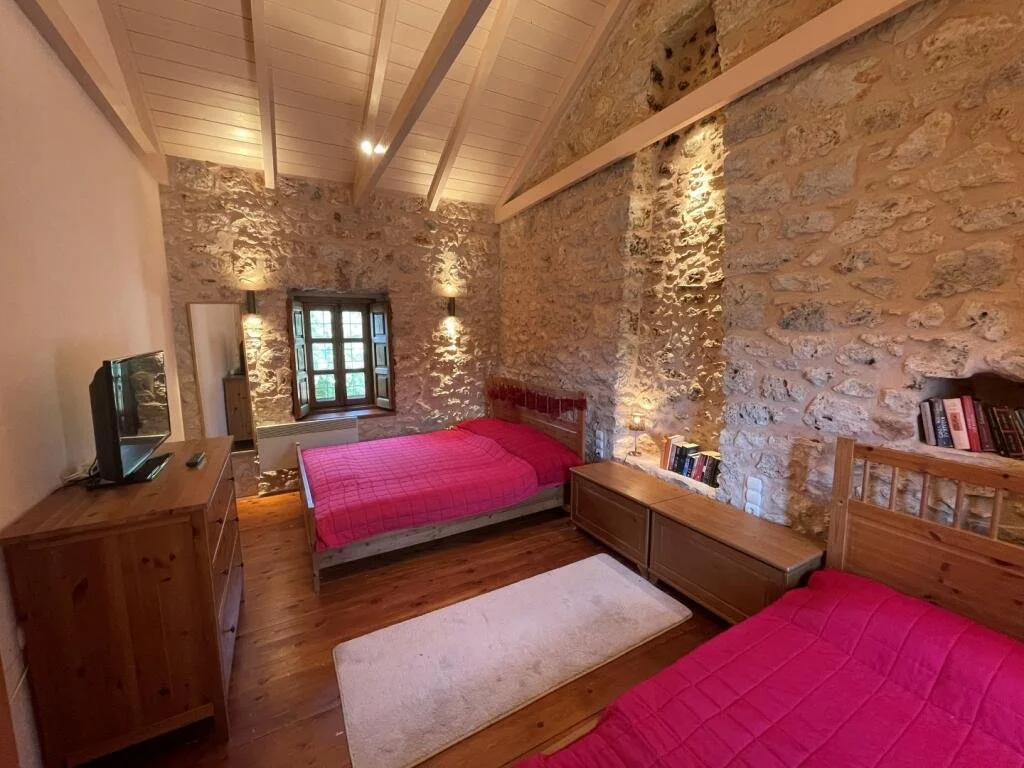 3-bedroom 2-bathroom countryside traditional home | Unique cave built master bedroom | Exterior deck allows limitless plain and mountain views | Outdoor deck and BBQ area | Fully furnished | €250,000 (A$418,000)