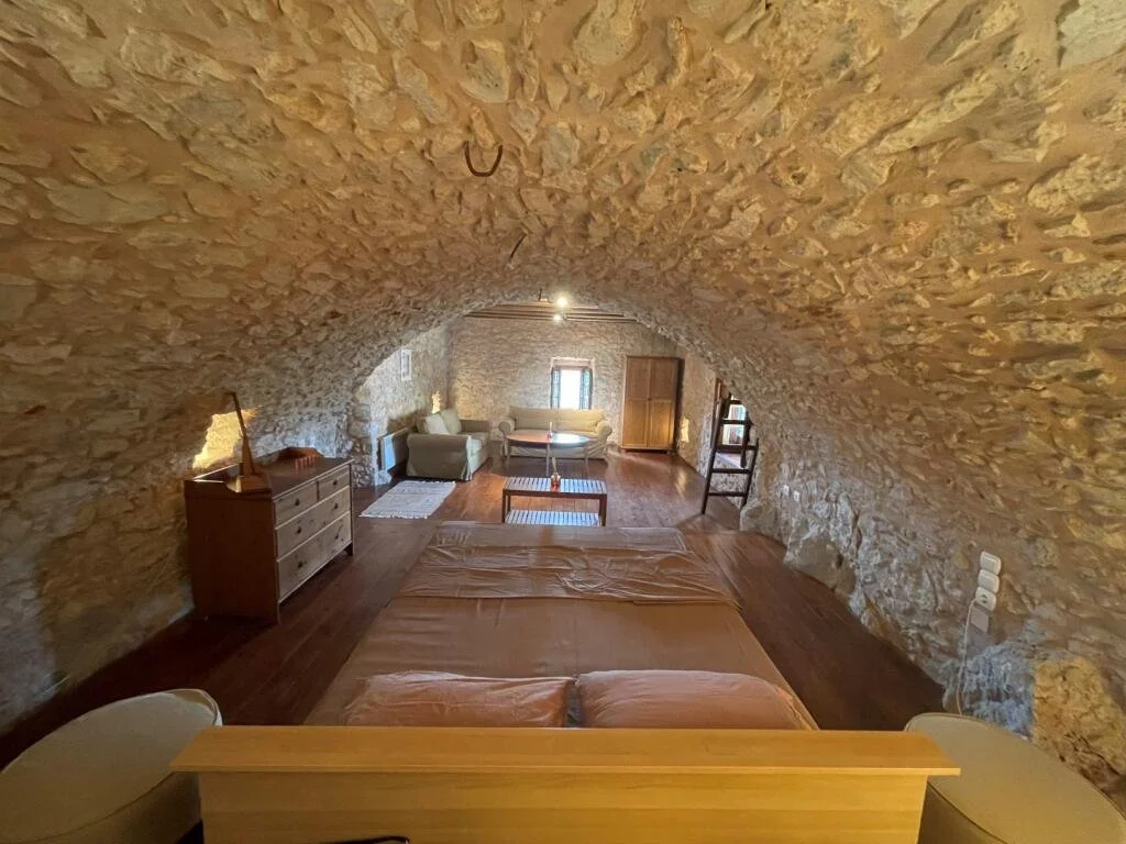3-bedroom 2-bathroom countryside traditional home | Unique cave built master bedroom | Exterior deck allows limitless plain and mountain views | Outdoor deck and BBQ area | Fully furnished | €250,000 (A$418,000)