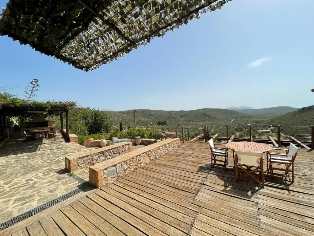 3-bedroom 2-bathroom countryside traditional home | Unique cave built master bedroom | Exterior deck allows limitless plain and mountain views | Outdoor deck and BBQ area | Fully furnished | €250,000 (A$418,000)