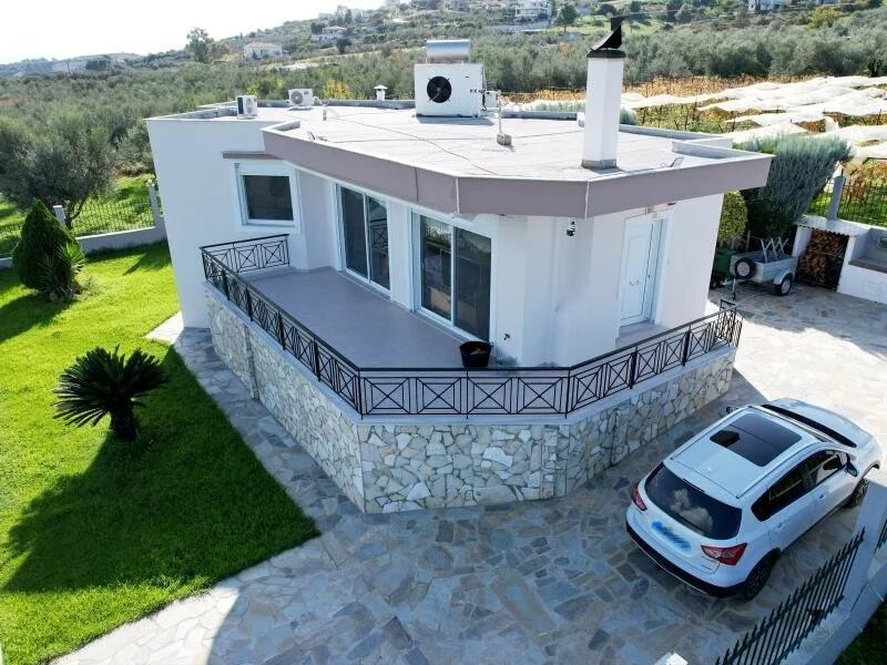 3-bedroom 1-bathroom house on 3,500 sq.m. plot size | Unobstructed panoramic views of Corinthian Gulf | Fully renovated internally in 2024 | Fully furnished | 50 olive trees and various fruit trees | €250,000 (A$418,000)