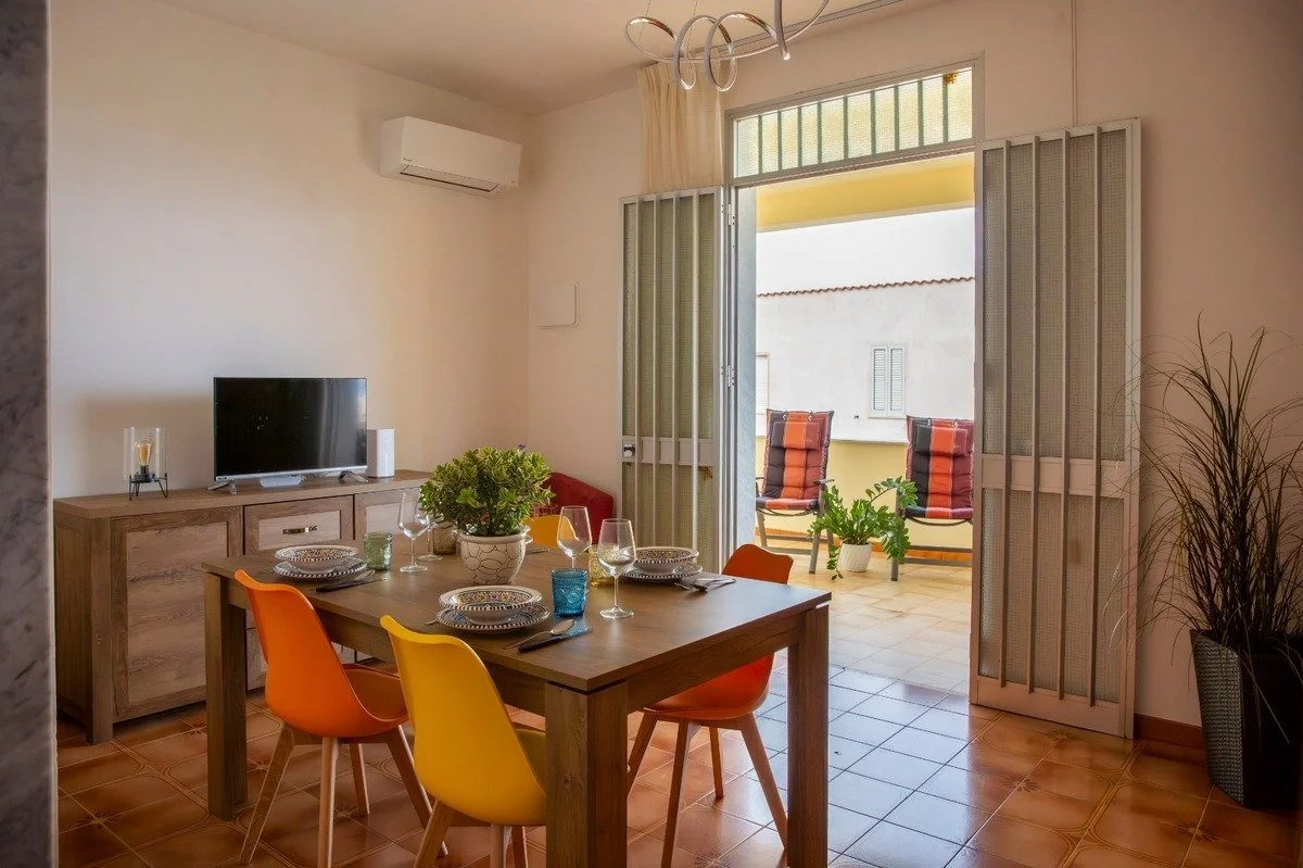 8-bedroom 2-bathroom renovated house 188m2 | 400 metres from the sea with views overlooking the gulf | It consists of two apartments, each with a kitchen, which are being sold as a single unit | There are also separate balconies and a 94m2 terrace wi